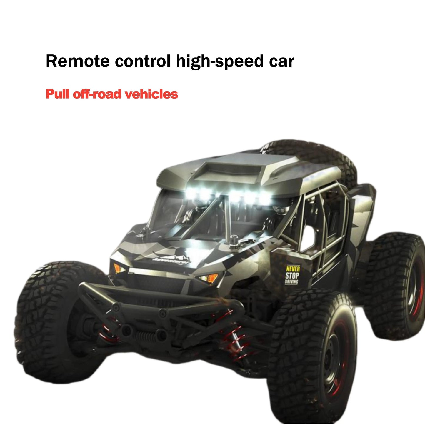 1:16 Scale 16106 4WD RC Monster Trucks | 2.4G High-Speed Off-Road Racing Car