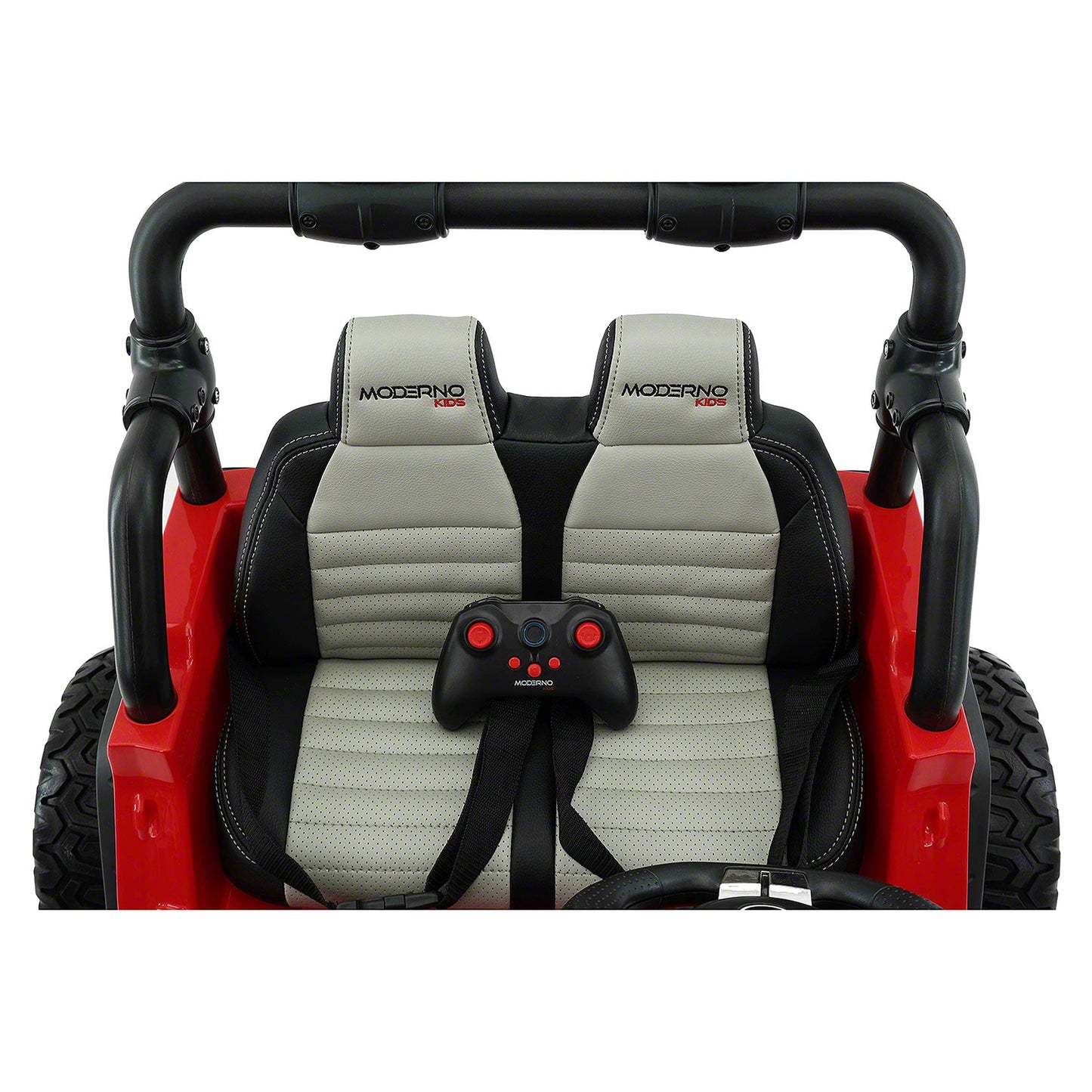 Trail Explorer 12V Kids Ride-On Car Truck with R/C Parental Remote + Spare Battery | Cherry Red