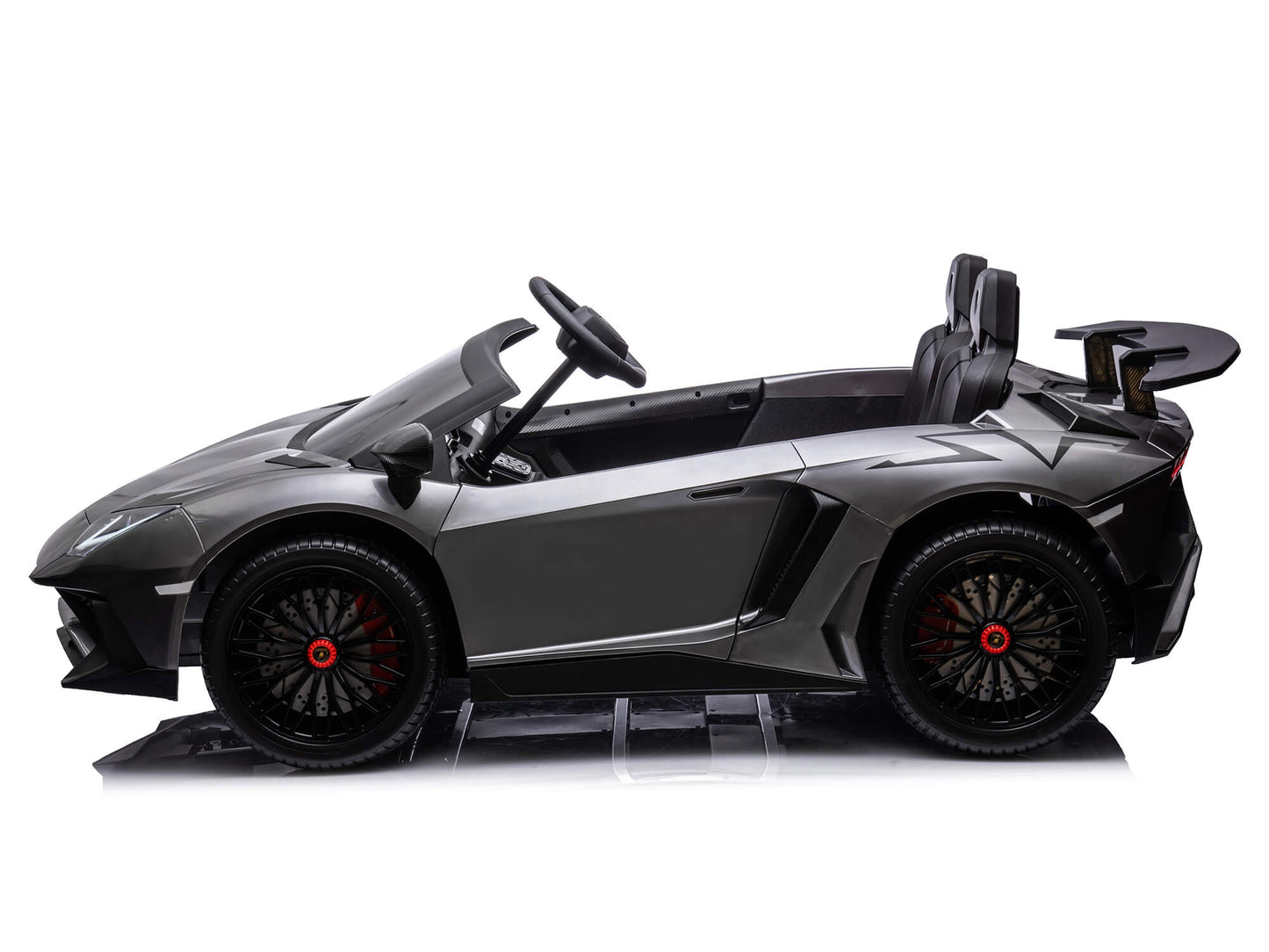 Lamborghini Aventador XXL 24V Big Kids Ride-On Car | Gray