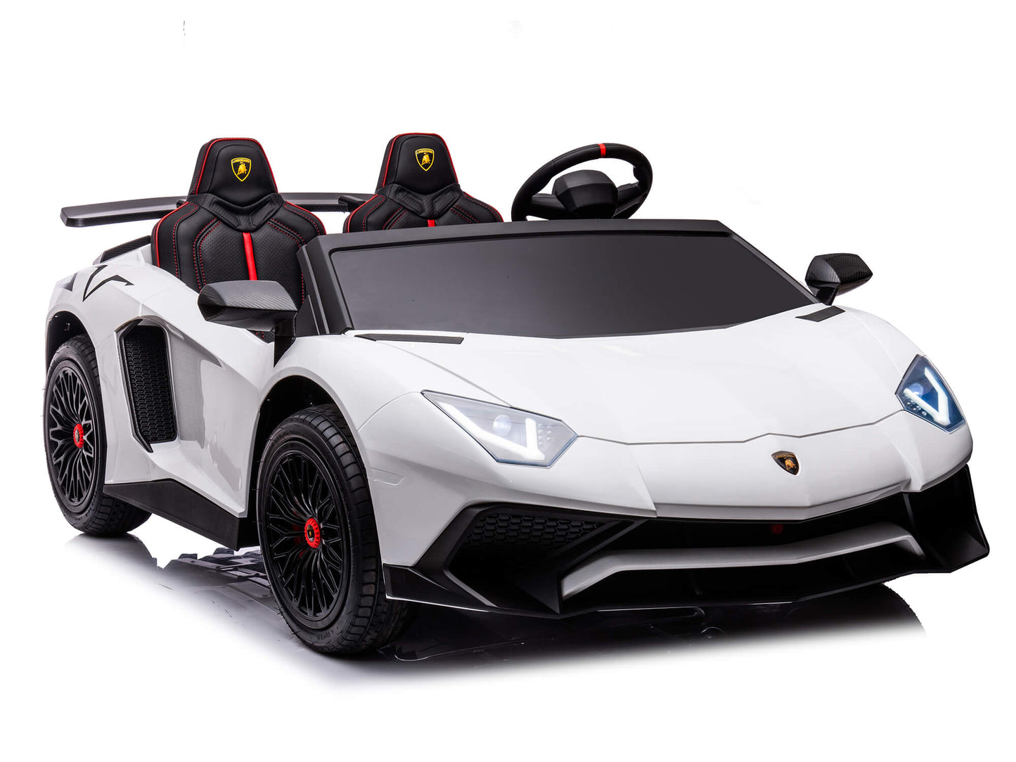 Lamborghini Aventador XXL 24V Big Kids Ride-On Car | White