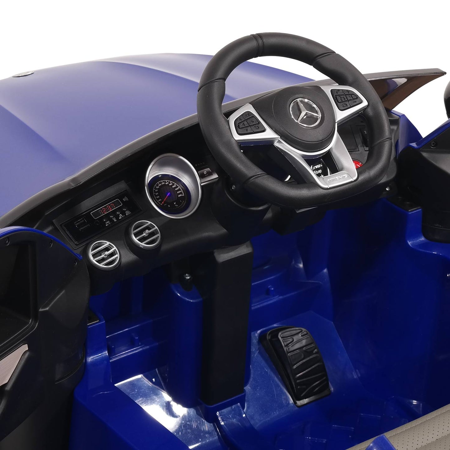 Mercedes AMG GLC 63S 12V 4WD Kids Ride-On Car with R/C Parental Remote | Blue