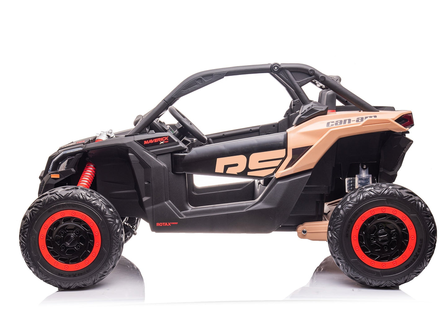 Can-Am Maverick XL Custom Edition 24V Kids Ride-On UTV Buggy Car | Desert Tan
