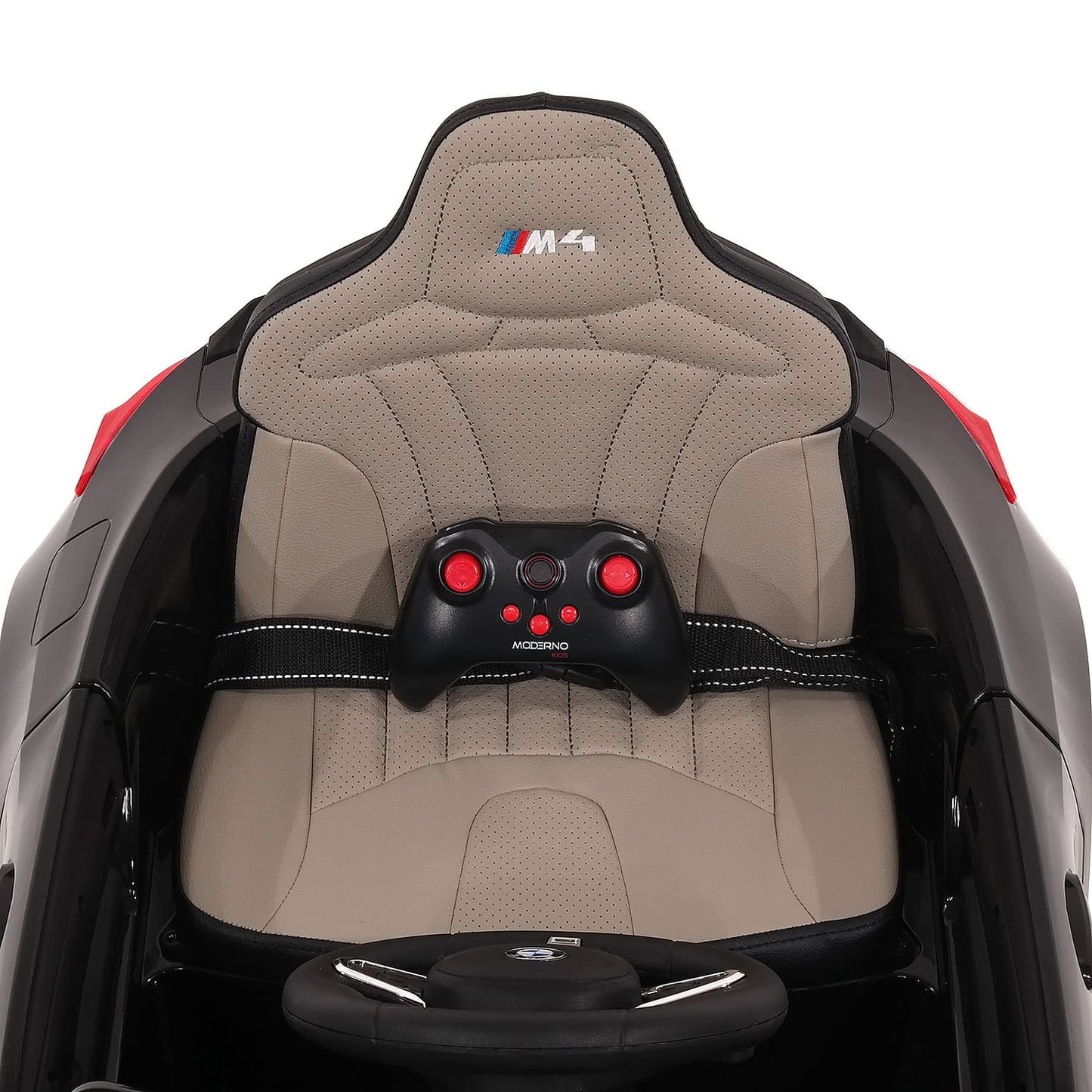 BMW M4 12V Kids Ride-On Car with R/C Parental Remote | Blue