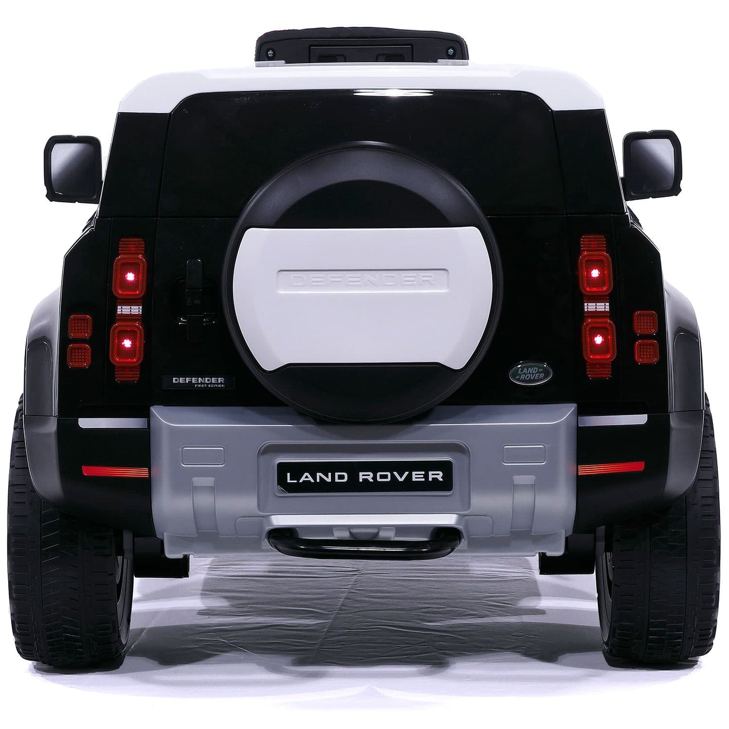 Land Rover Defender 12V Kids Ride-On Car with R/C Parental Remote | Black