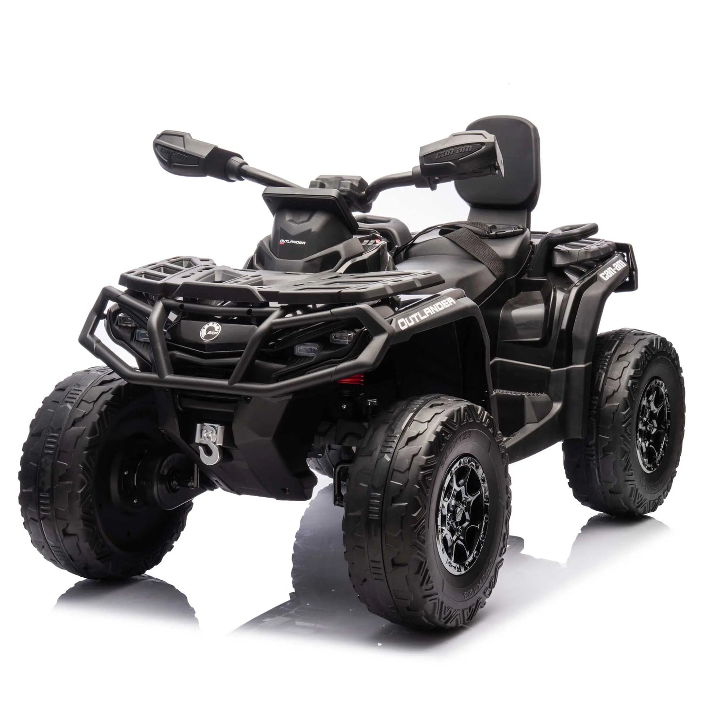 Can-Am Outlander 24V 4WD Kids Ride-On ATV Quad | Black