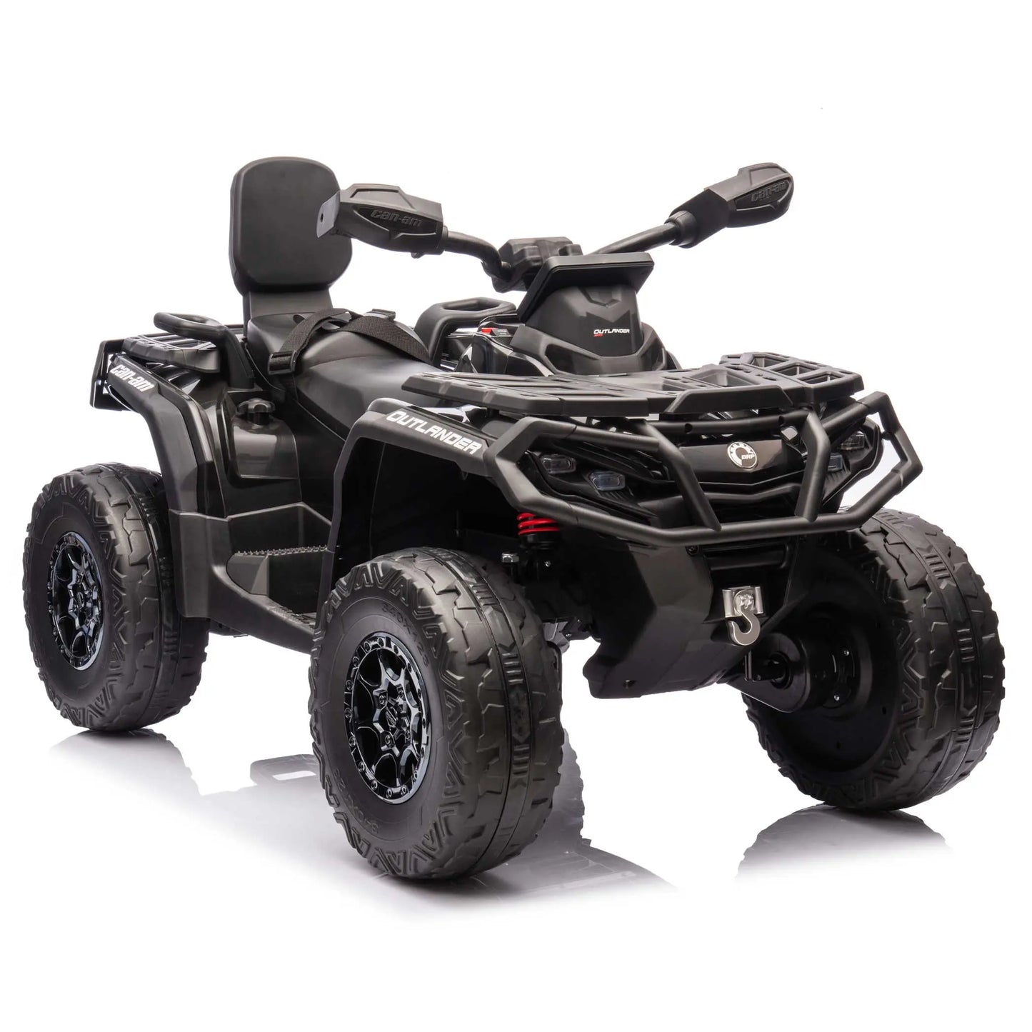 Can-Am Outlander 24V 4WD Kids Ride-On ATV Quad | Black