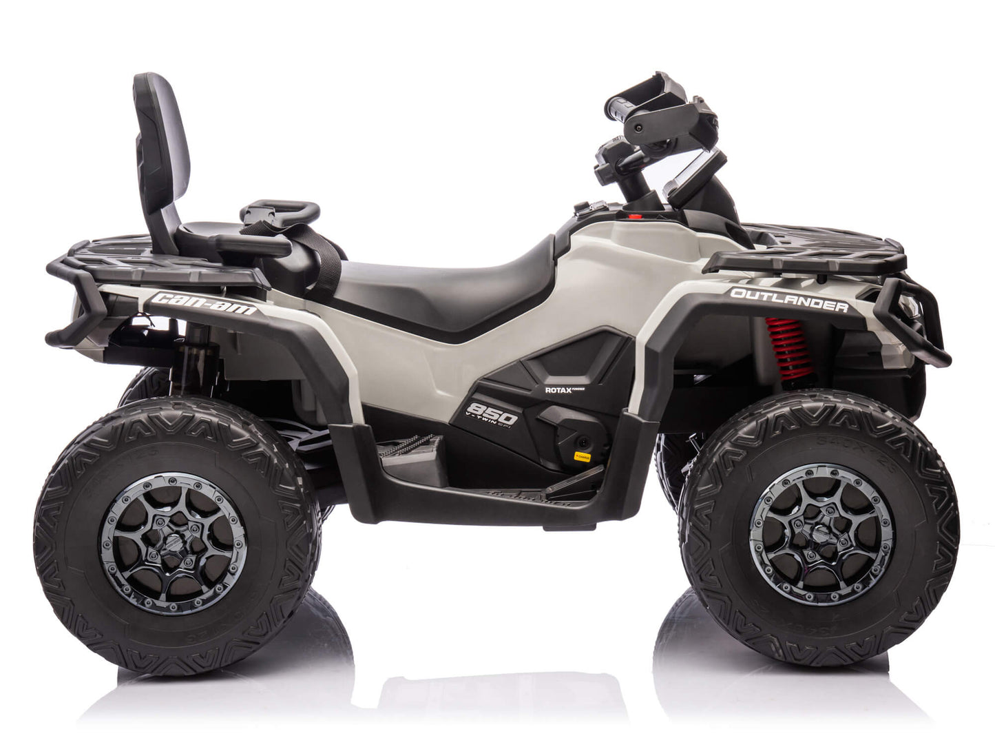 Can-Am Outlander 24V 4WD Kids Ride-On ATV Quad | Gray