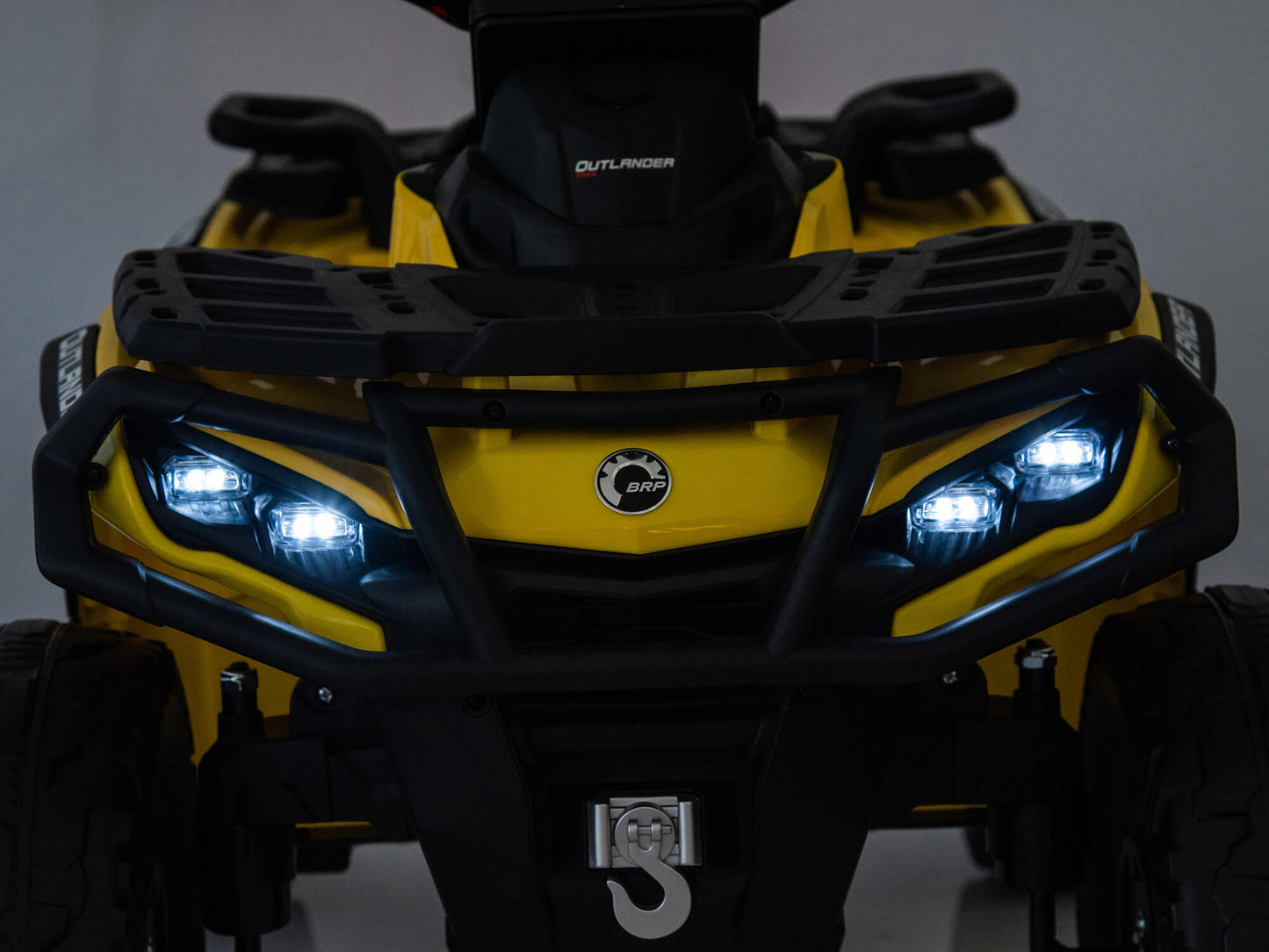 Can-Am Outlander 24V 4WD Kids Ride-On ATV Quad | Yellow