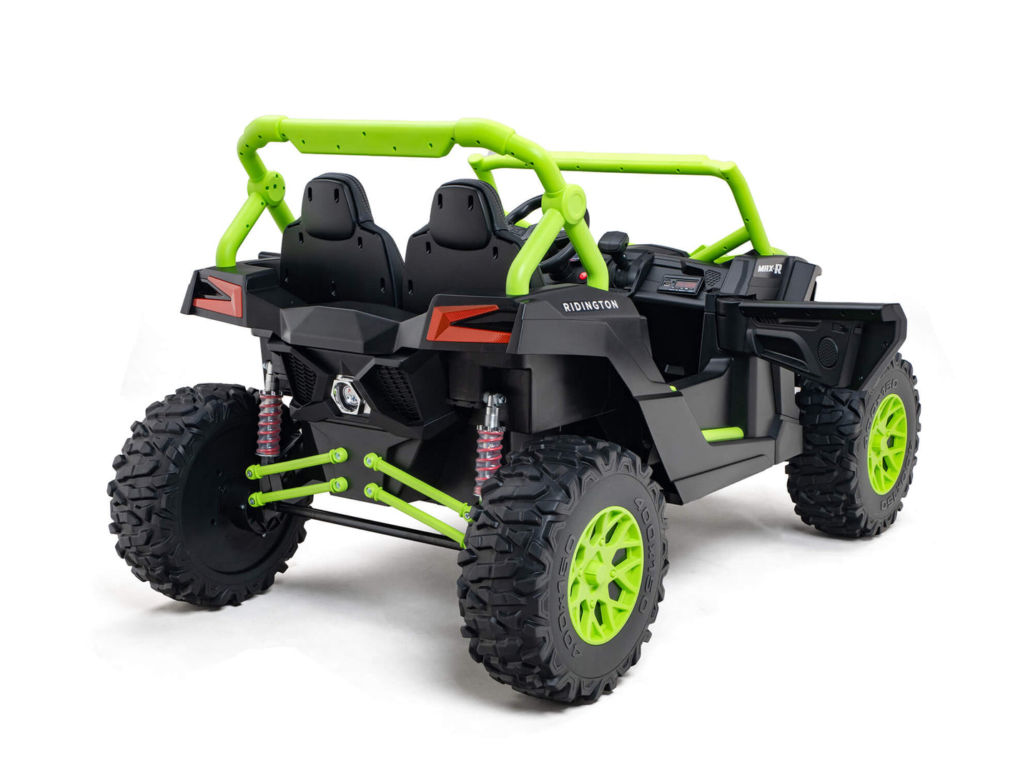 Ridington MAX-R 24V Kids Ride-On UTV Buggy with R/C Parental Remote | Green