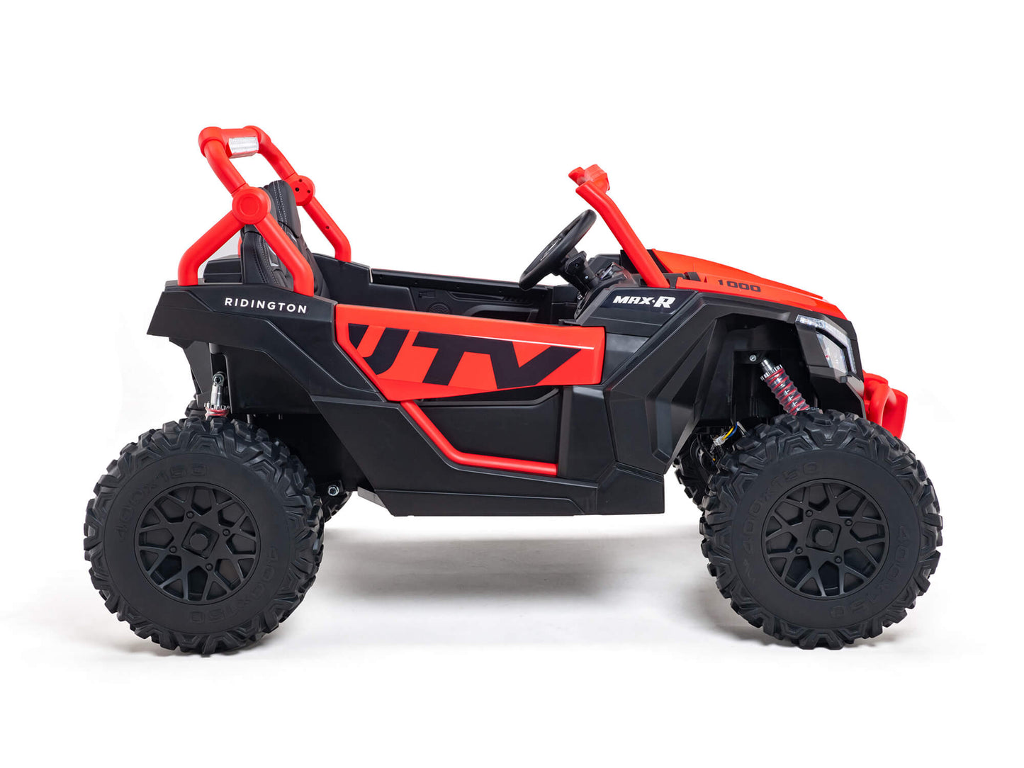 Ridington MAX-R 24V Kids Ride-On UTV Buggy with R/C Parental Remote | Red