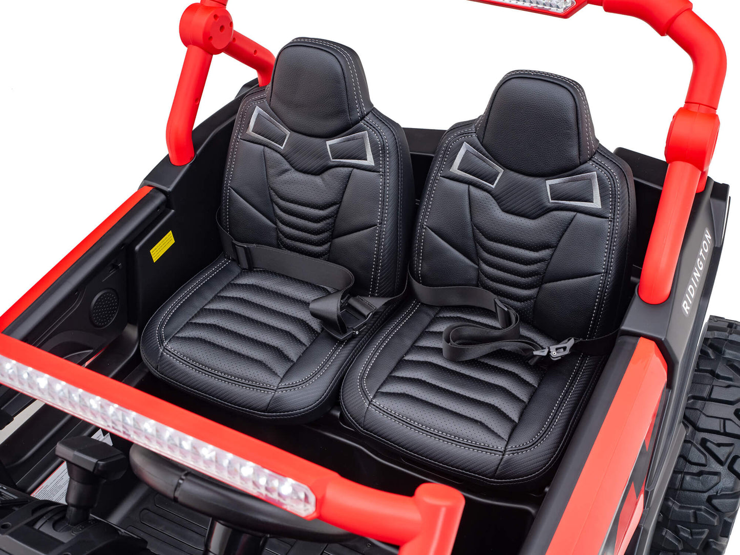 Ridington MAX-R 24V Kids Ride-On UTV Buggy with R/C Parental Remote | Red