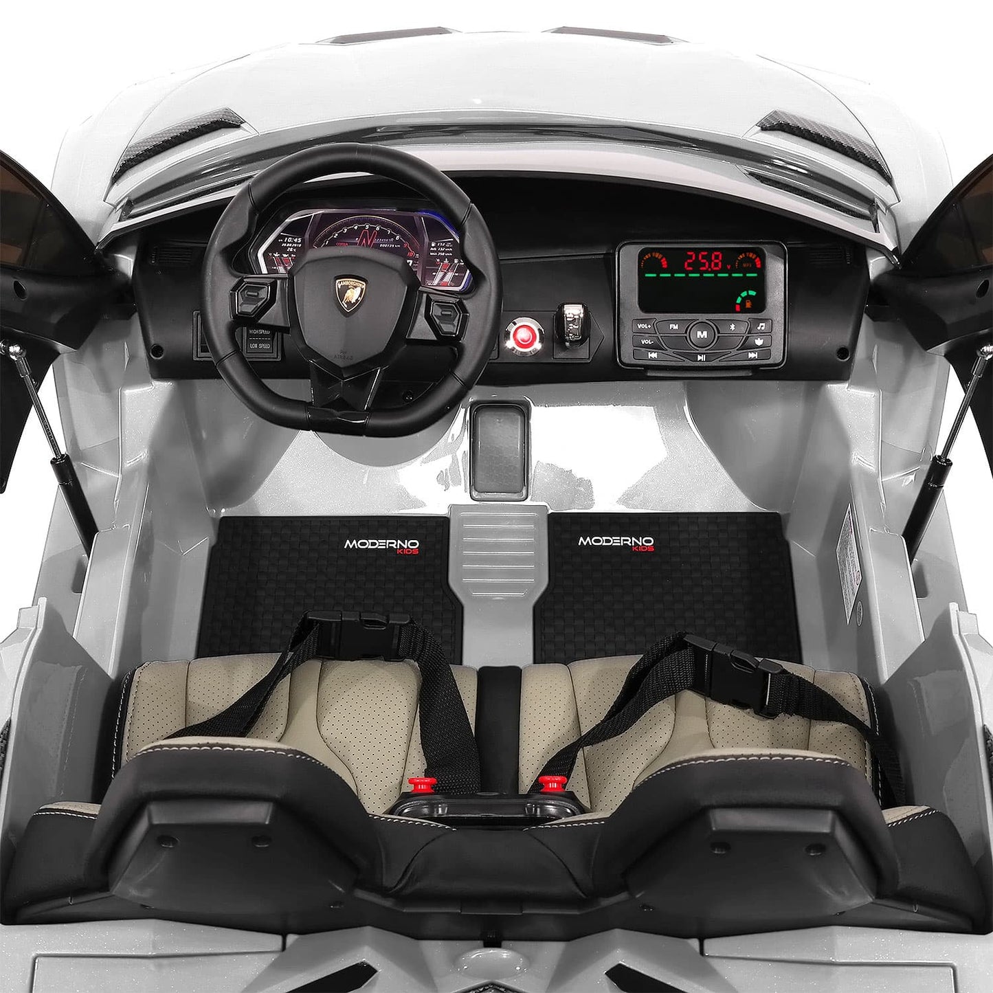 Lamborghini Aventador SVJ 24V Kids Ride-On Car with R/C Parental Remote | Pink