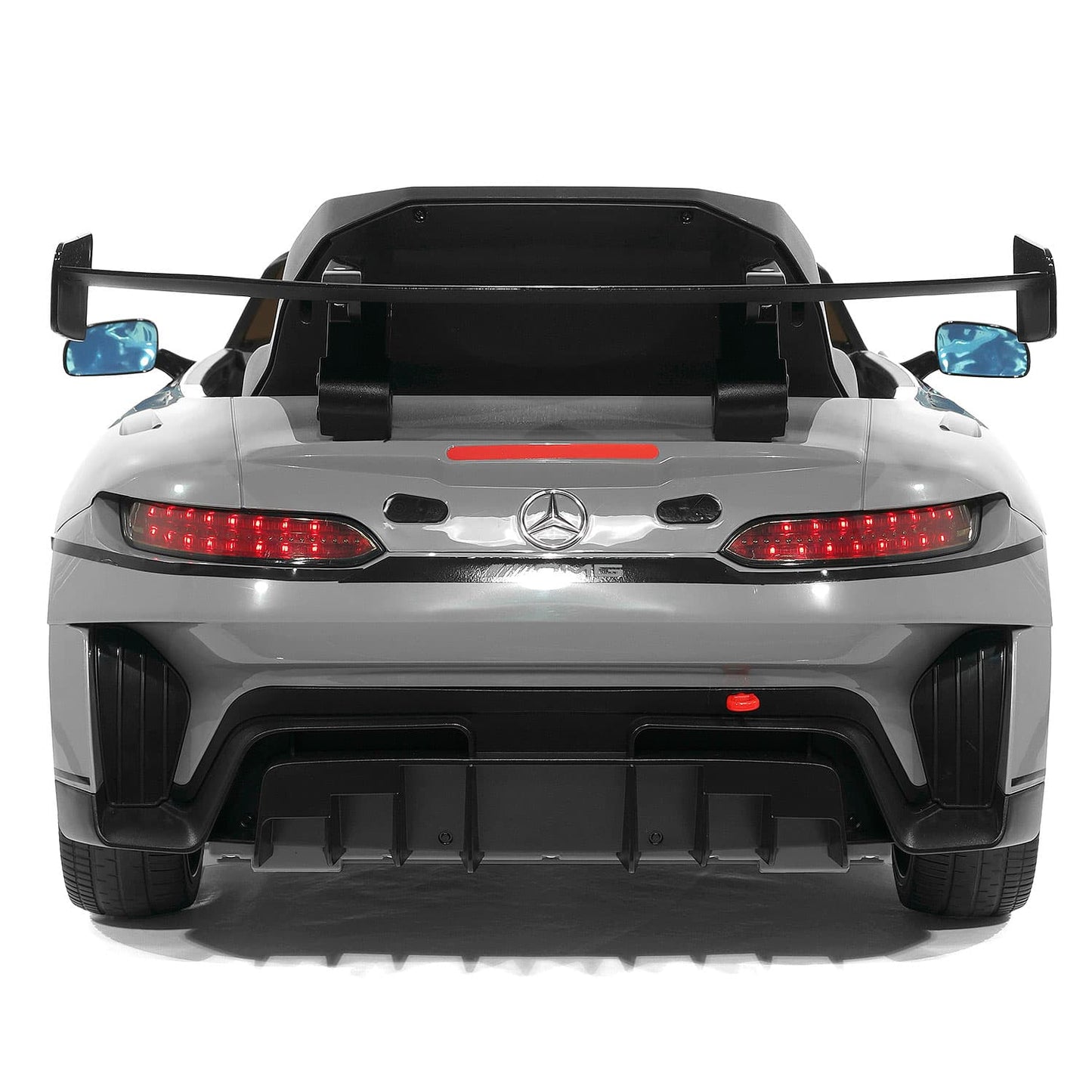 Mercedes AMG GT3 EVO 12V Kids Ride-On Car with R/C Parental Remote | Gray