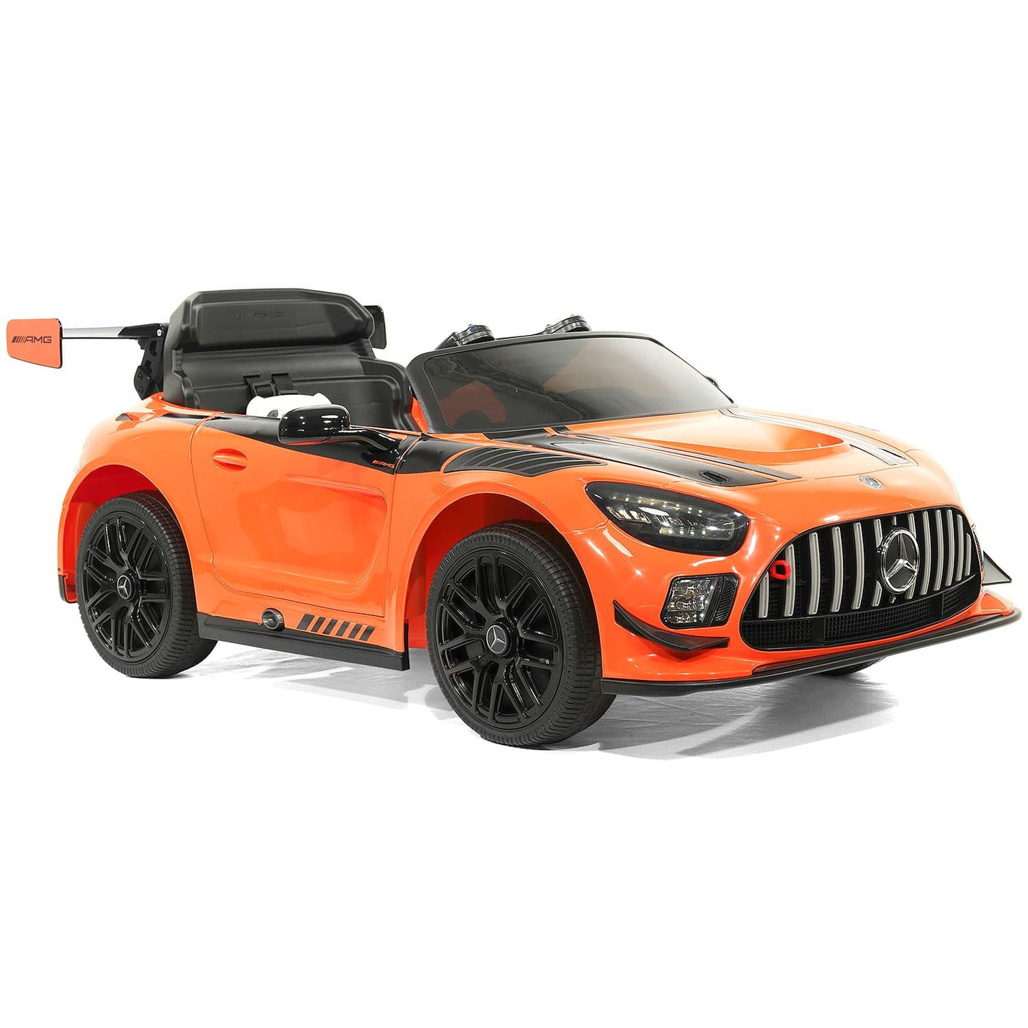Mercedes AMG GT3 EVO 12V Kids Ride-On Car with R/C Parental Remote | Orange