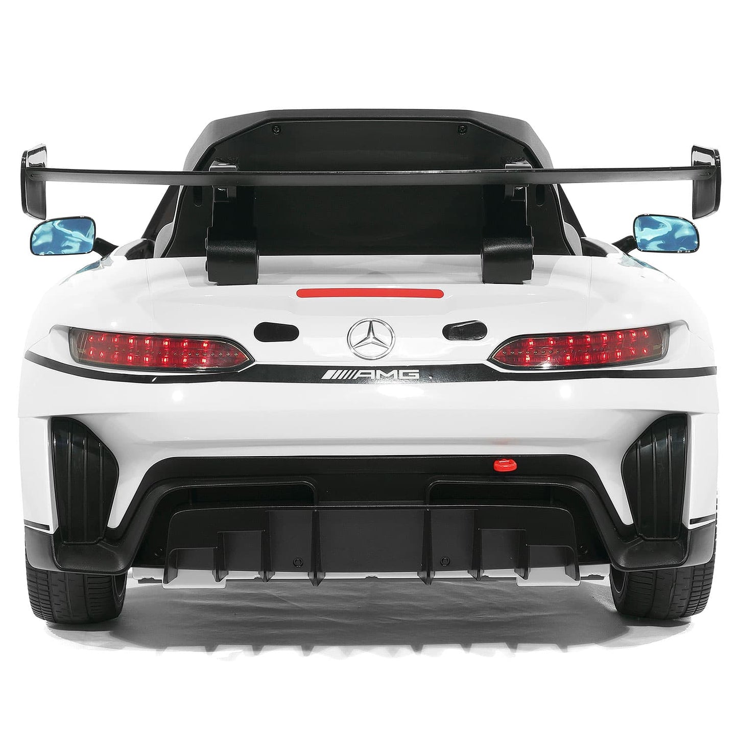 Mercedes AMG GT3 EVO 12V Kids Ride-On Car with R/C Parental Remote | White