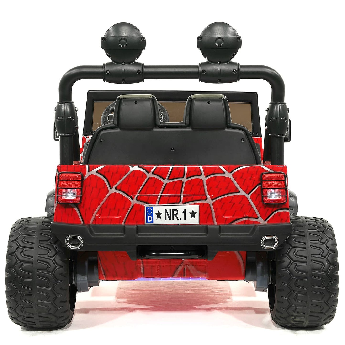 Trail Explorer 24V Kids Ride-On Car Truck with R/C Parental Remote | Spider Red