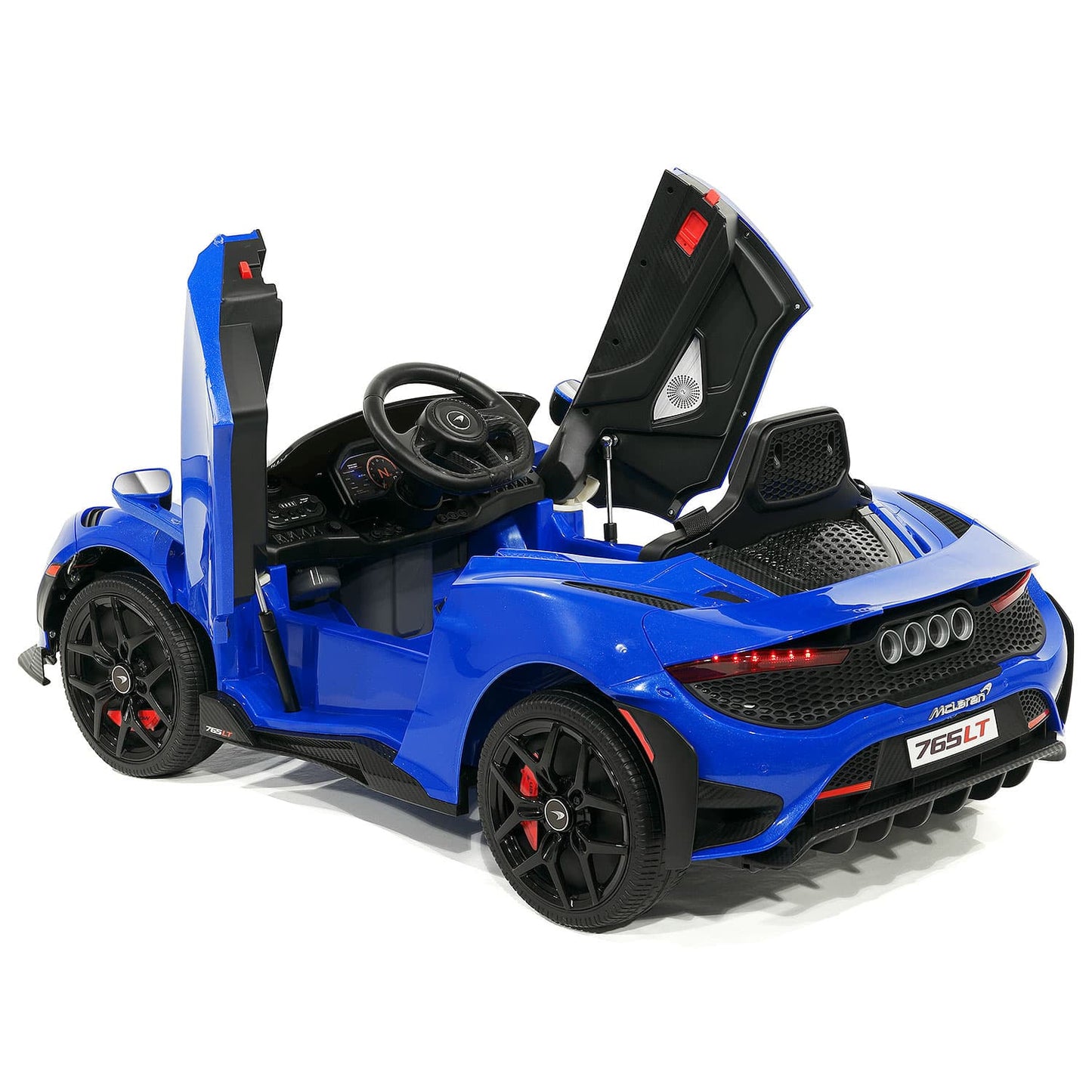 McLaren 765LT 12V Kids Ride-On Car with R/C Parental Remote | Blue