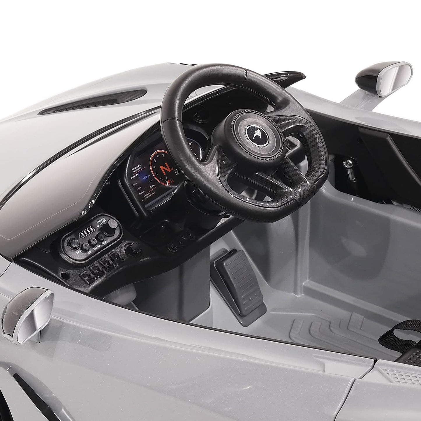 McLaren 765LT 12V Kids Ride-On Car with R/C Parental Remote | Black