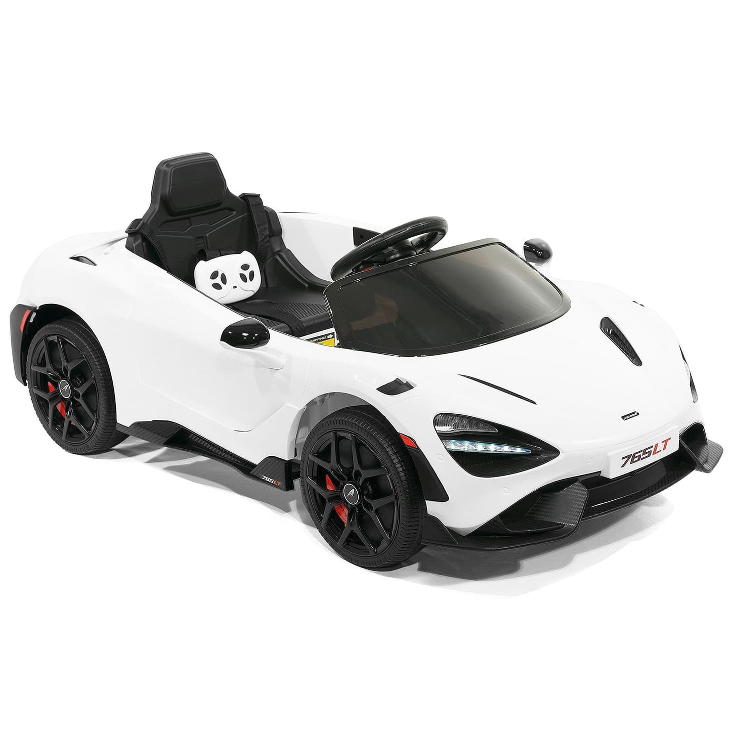 McLaren 765LT 12V Kids Ride-On Car with R/C Parental Remote | White