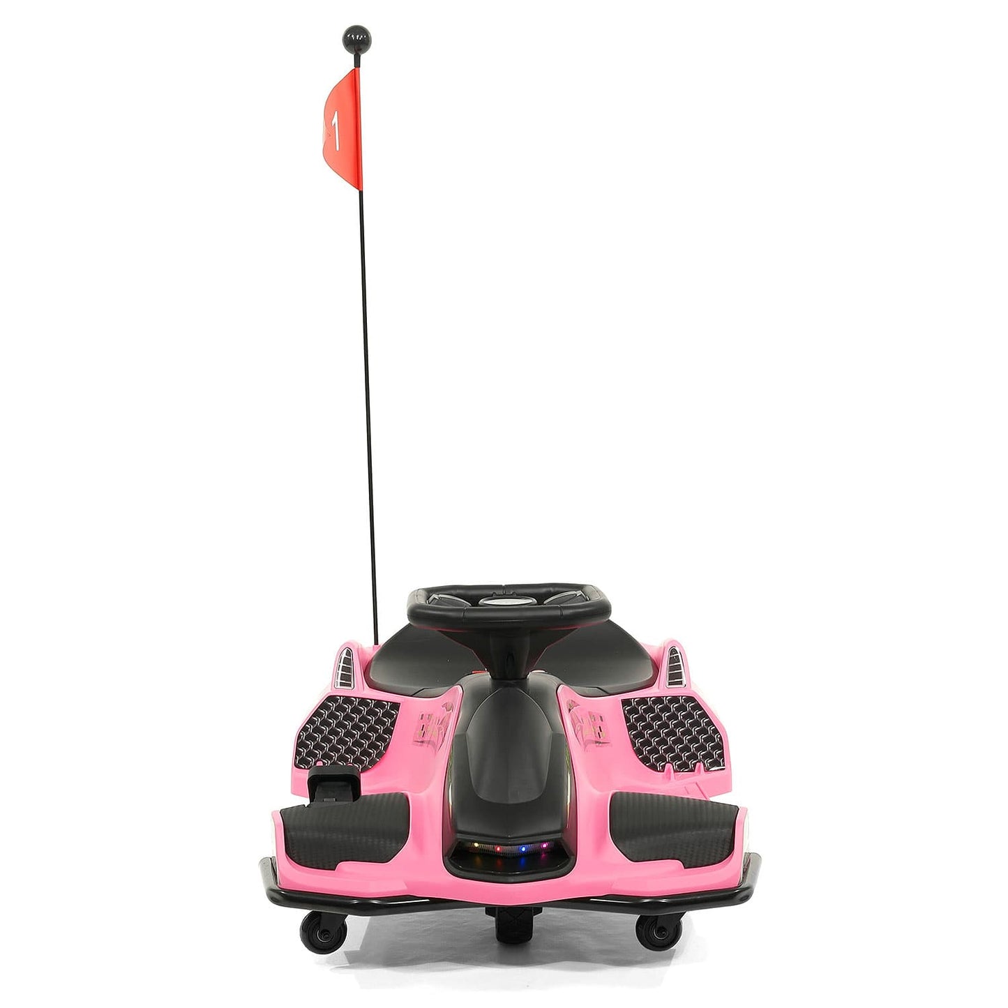 360° Drift Glider 24V Kids Ride-On Go-Kart | Pink
