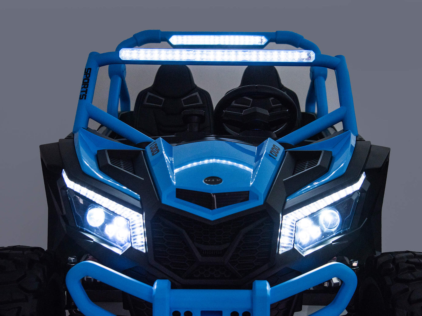 Ridington MAX-R 24V Kids Ride-On UTV Buggy with R/C Parental Remote | Blue