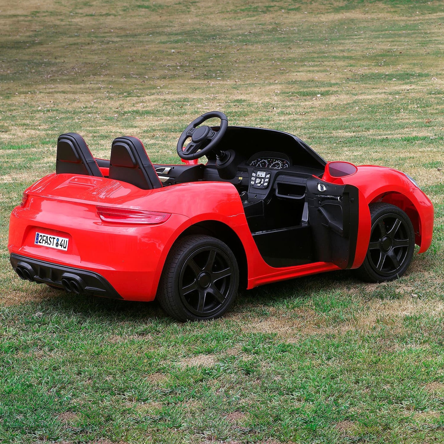 Roadster XXL Sport 24V Big Kids Ride-On Car | Red