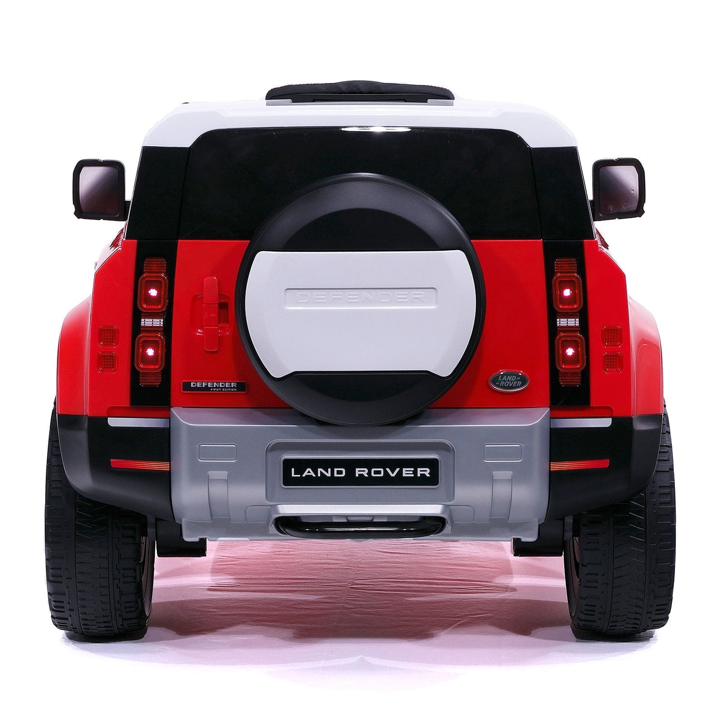 Land Rover Defender 12V Kids Ride-On Car with R/C Parental Remote | Red