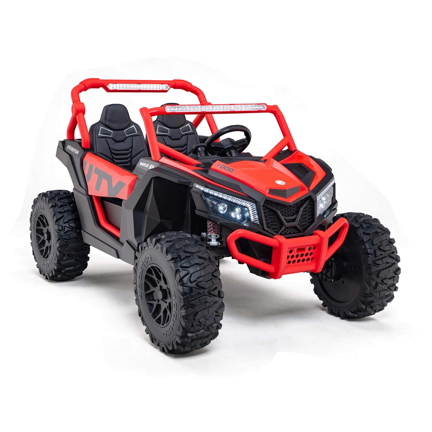 Ridington MAX-R 24V Kids Ride-On UTV Buggy with R/C Parental Remote | Red