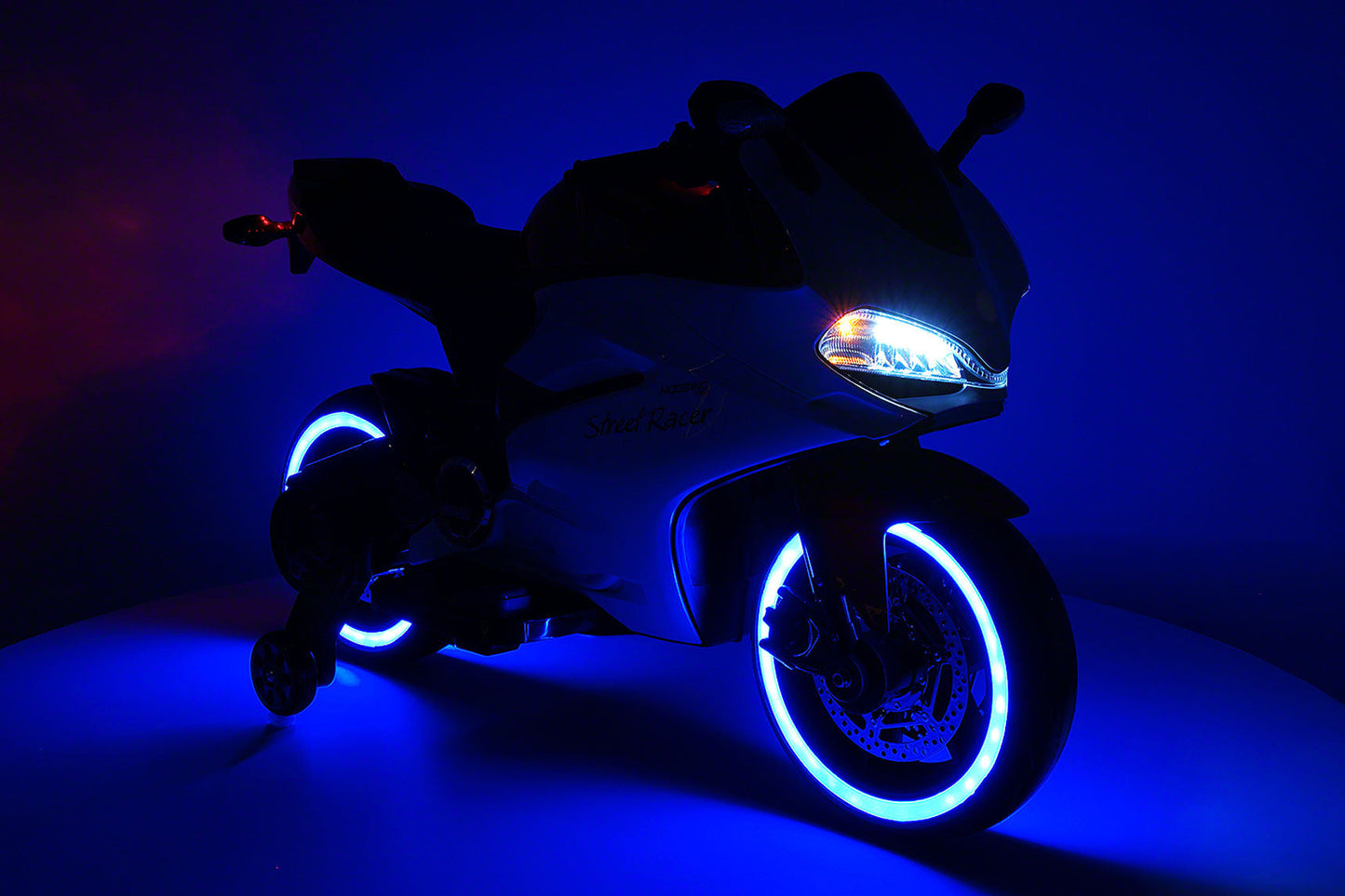 Street Racer 12V Electric Kids Ride-On Motorcycle | Red