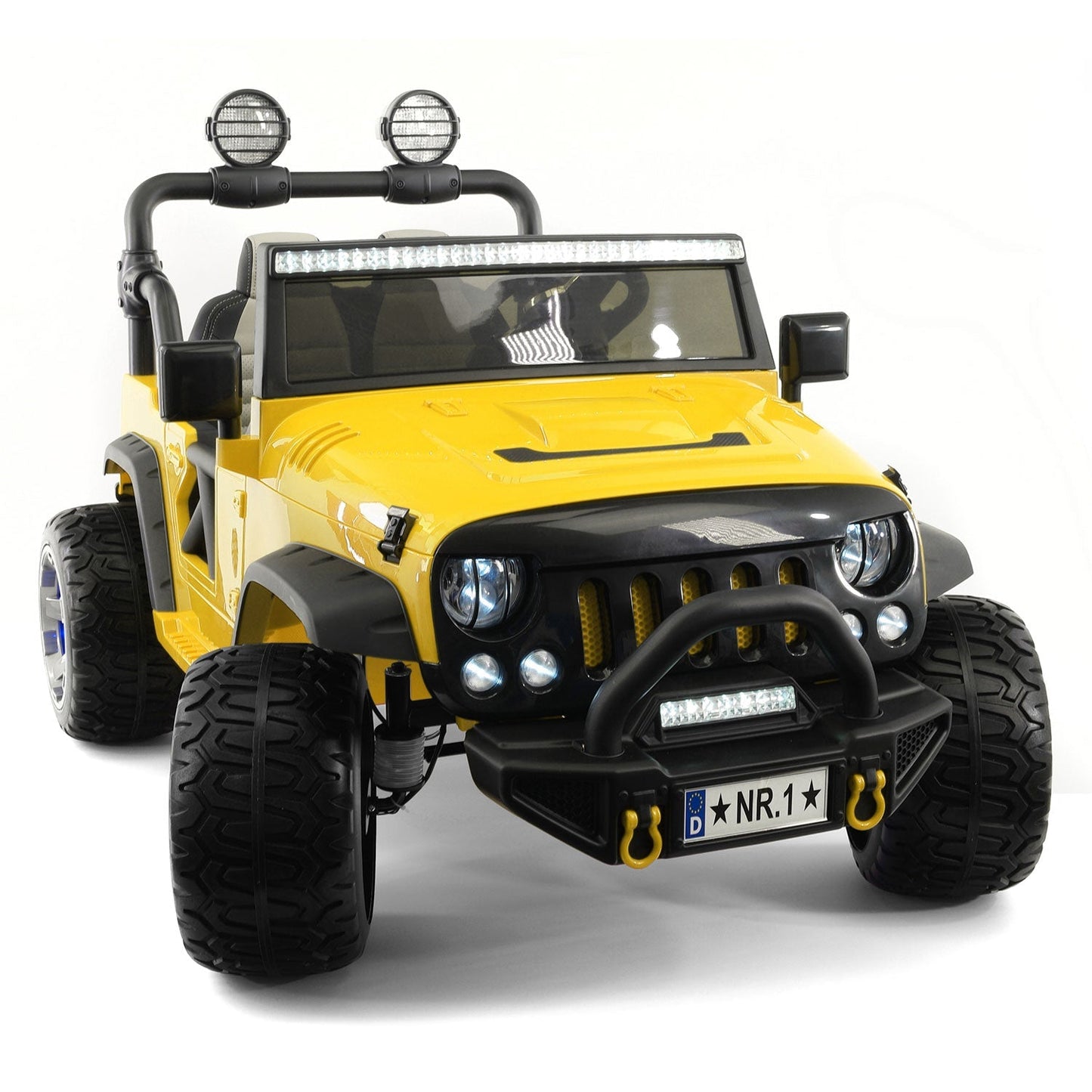 Trail Explorer 24V Kids Ride-On Car Truck with R/C Parental Remote | Yellow
