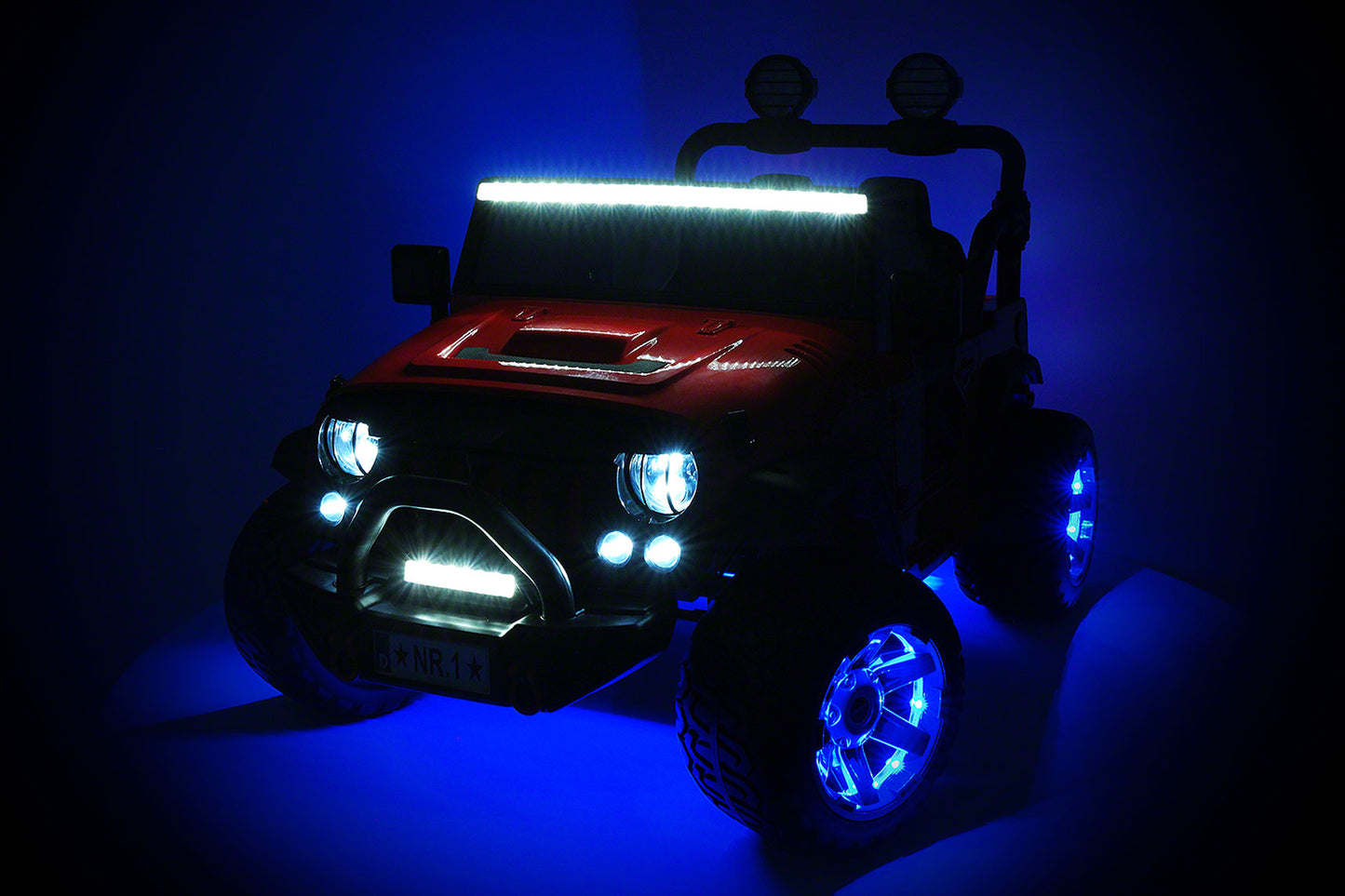 Trail Explorer 24V Kids Ride-On Car Truck with R/C Parental Remote | Police