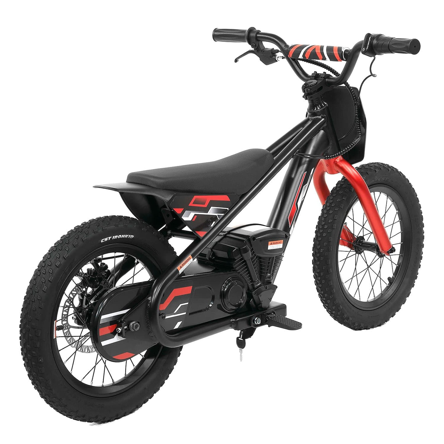 Big Kids 24V Electric Ride-On Balance Bike Scooter | Black
