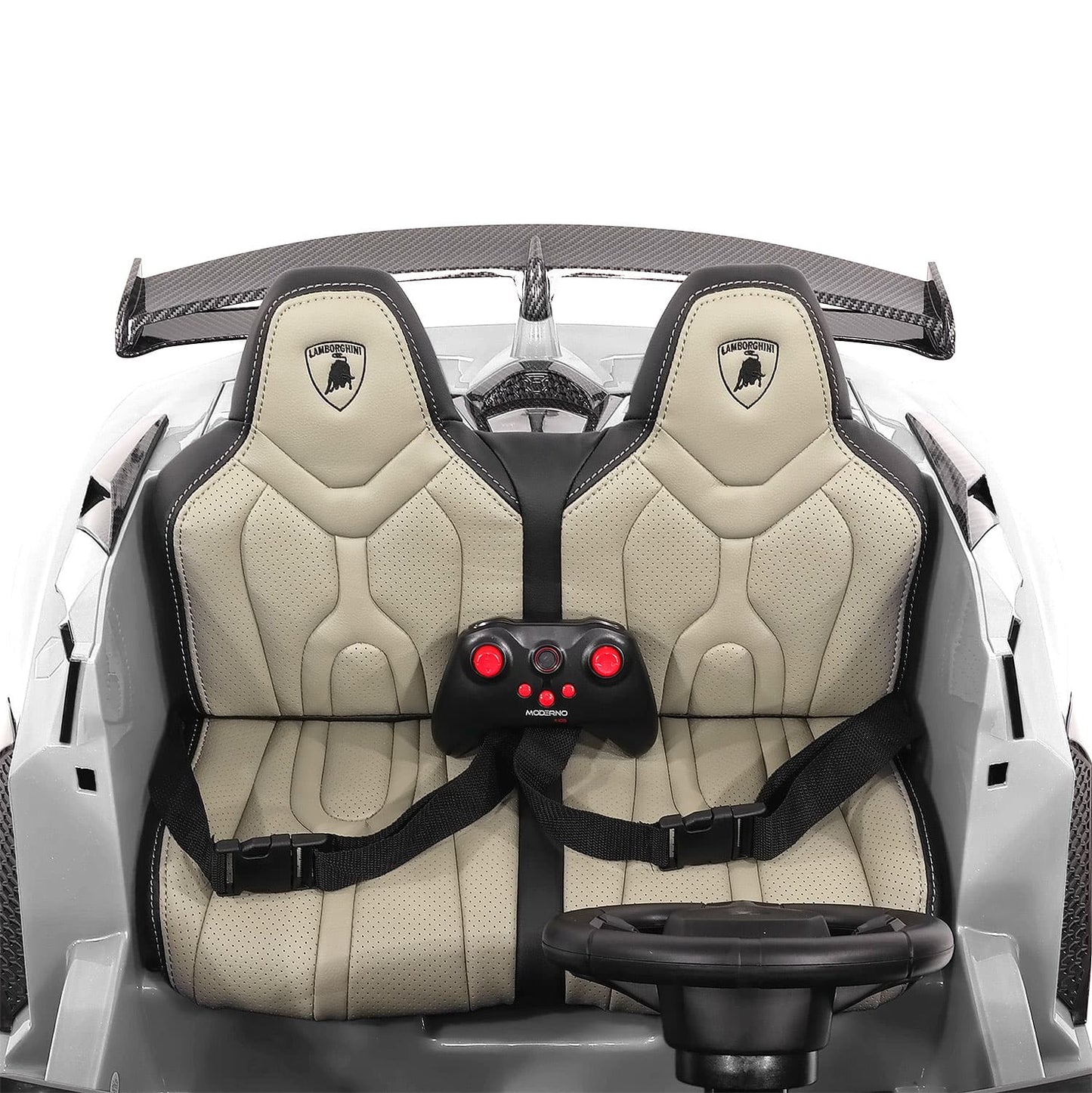 Lamborghini Aventador SVJ 24V Kids Ride-On Car with R/C Parental Remote | Green