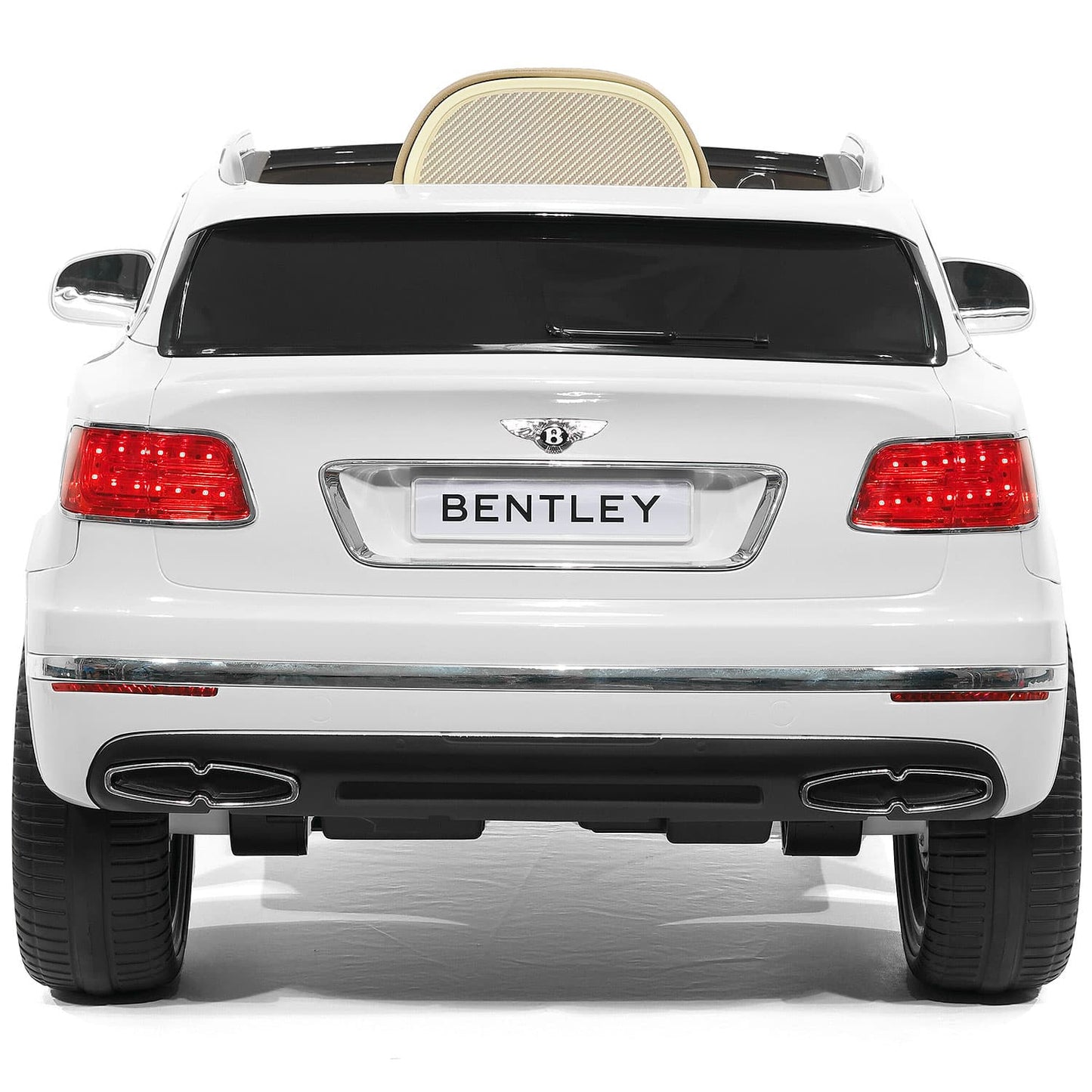 Bentley Bentayga 12V Kids Ride on Car SUV with R/C Parental Remote Control | White