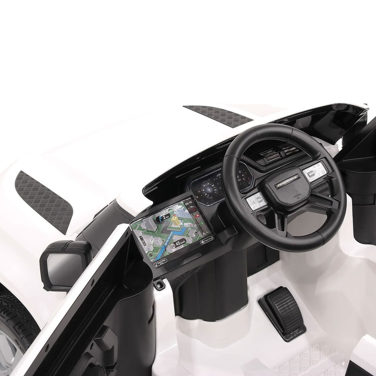 Land Rover Defender 12V Kids Ride-On Car with R/C Parental Remote | Black