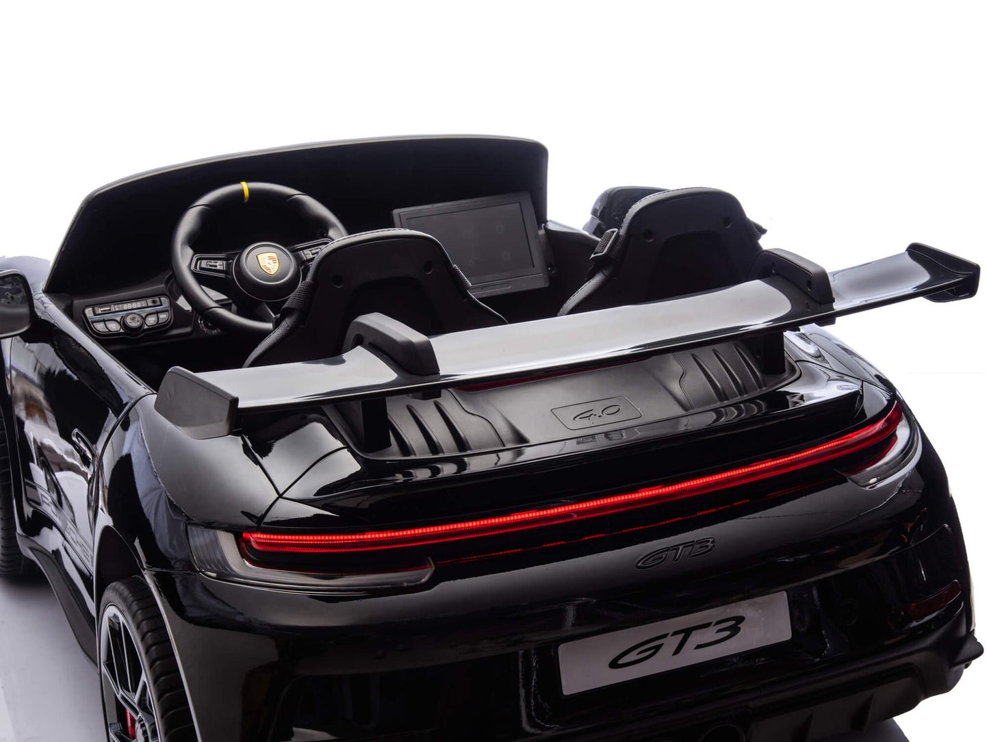 Porsche 911 GT3 24V Kids 2 (Two) Seater Ride On Car | Black