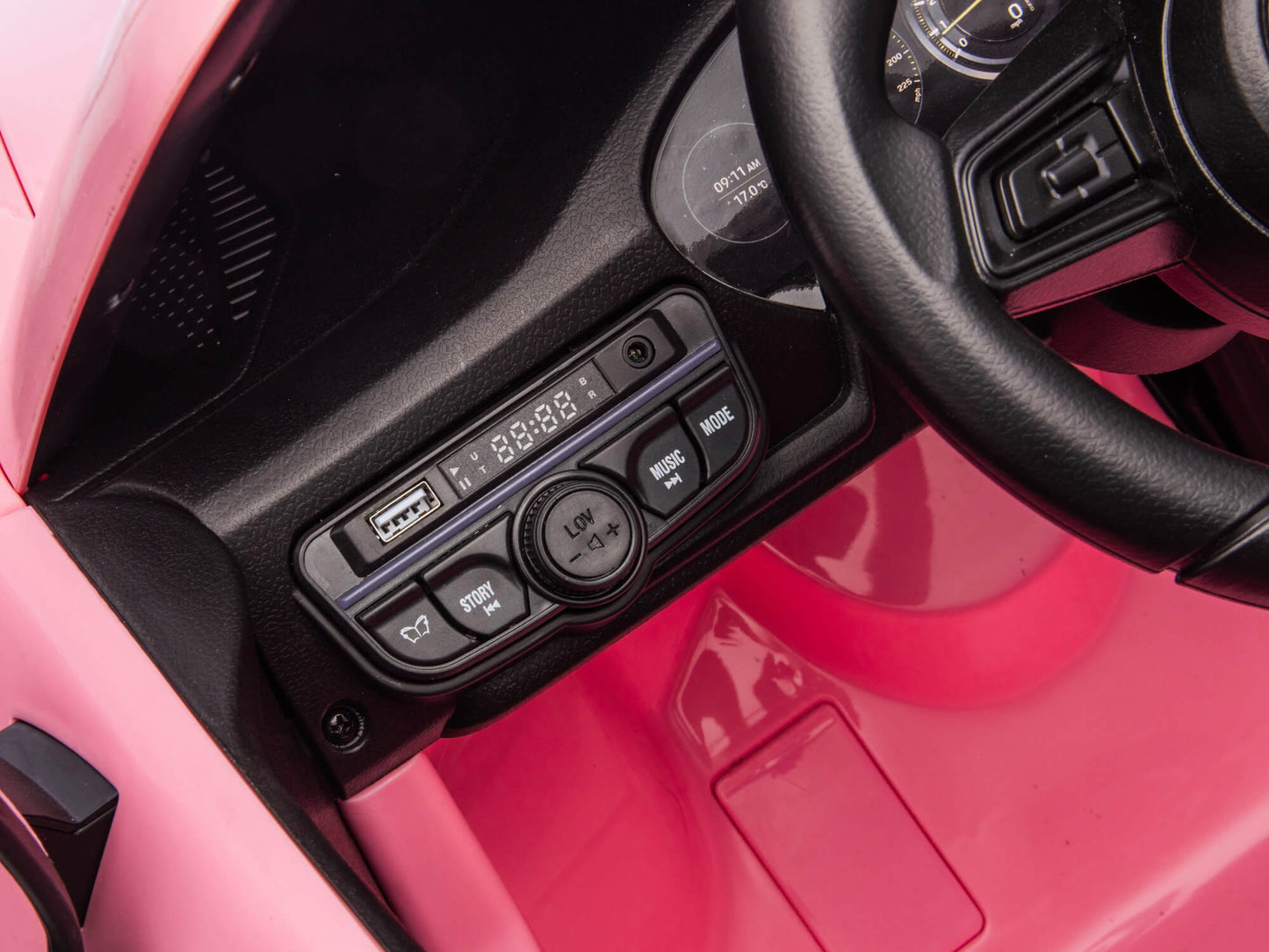 Porsche 911 GT3 24V Kids 2 (Two) Seater Ride On Car | Pink