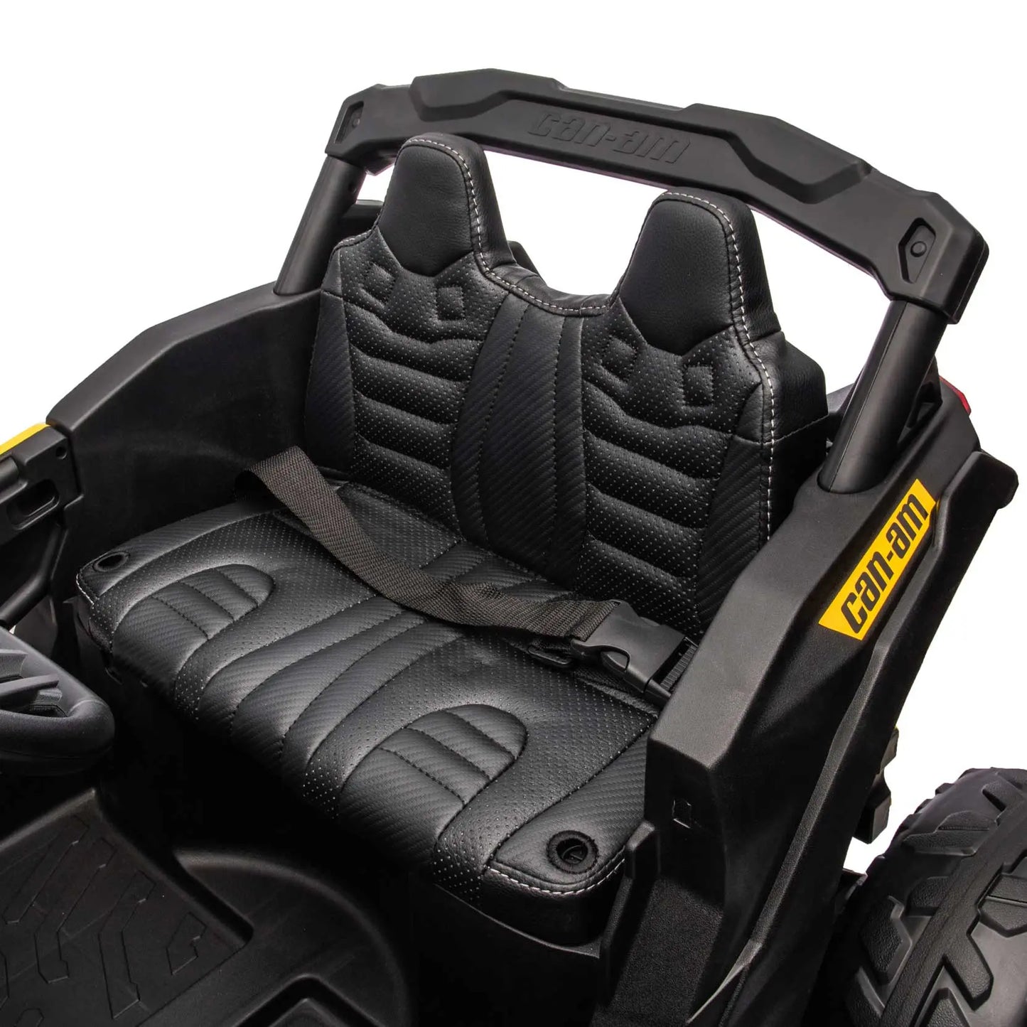 Can-Am Maverick Custom Edition 24V Kids Ride-On UTV Buggy Car | Yellow