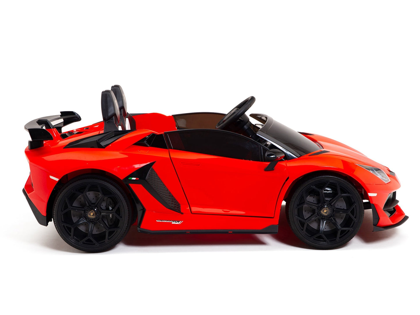 Lamborghini Aventador SVJ Drift Edition 24V Kids Ride-On Car with R/C Parental Remote | Red