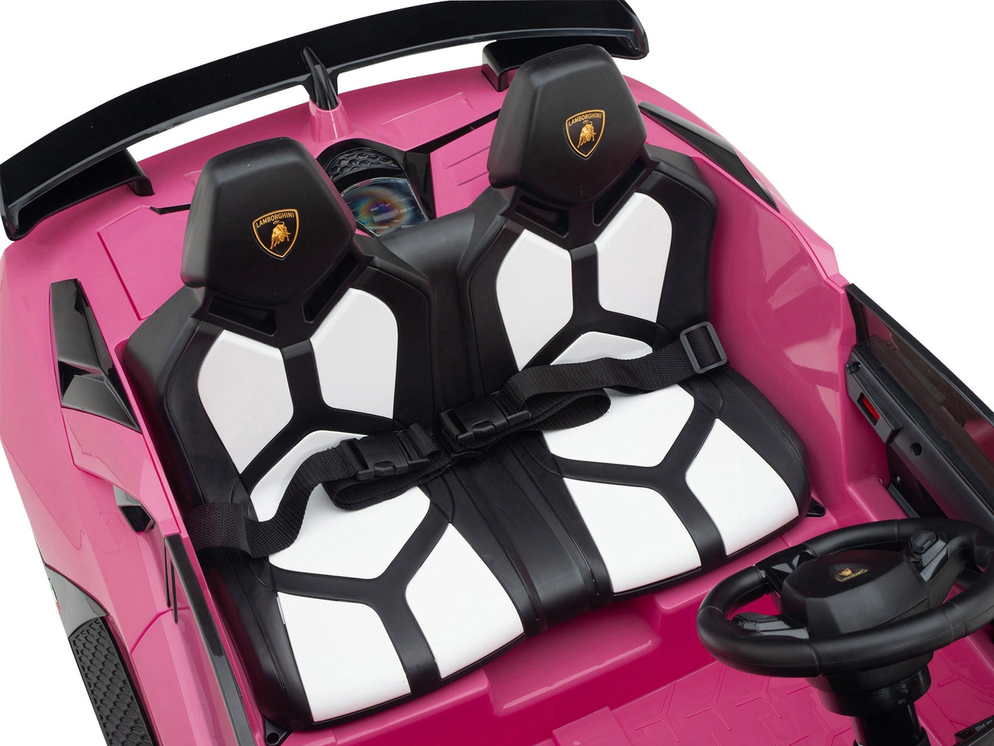 Lamborghini Aventador SVJ Drift Edition 24V Kids Ride-On Car with R/C Parental Remote | Pink