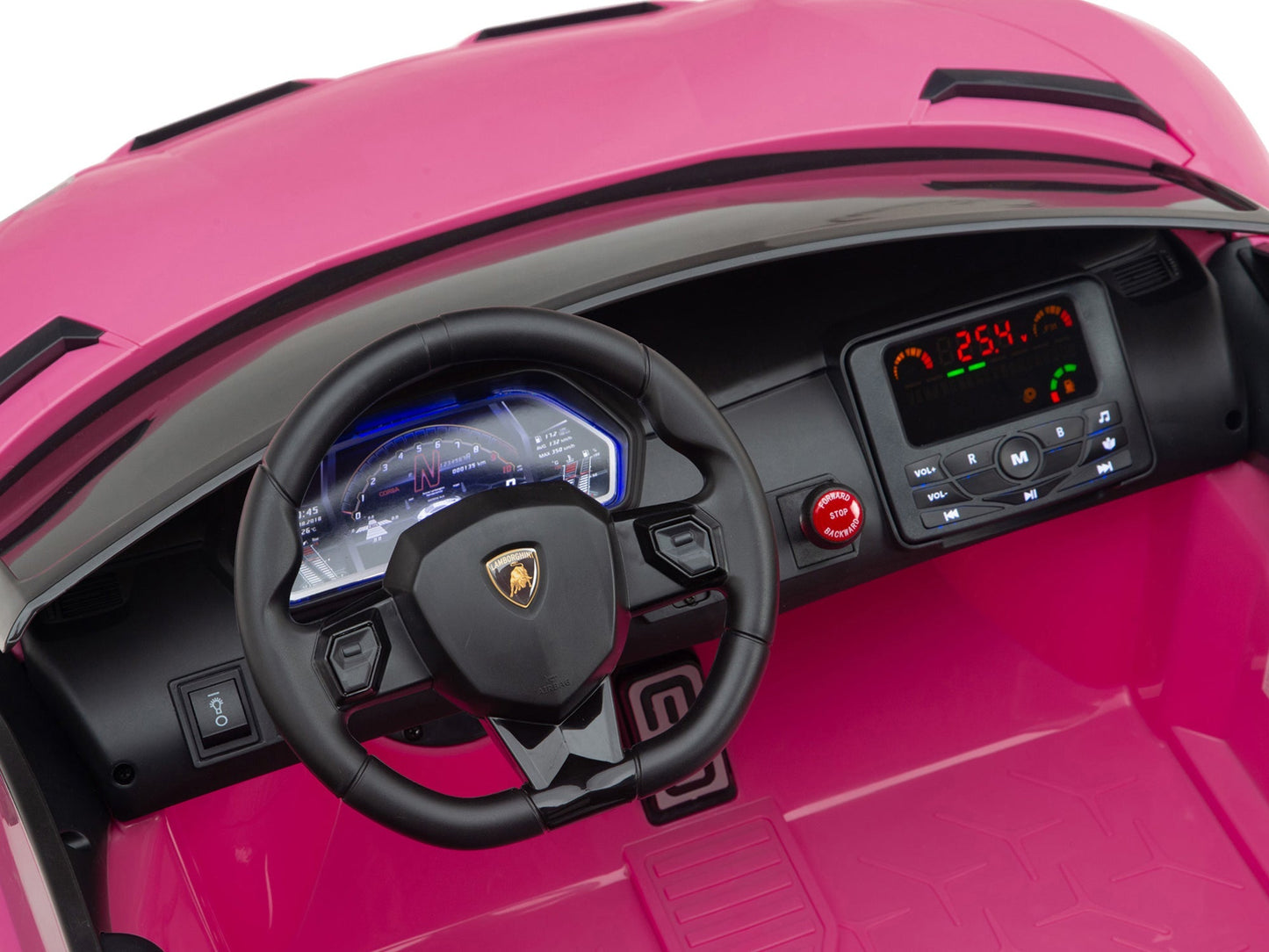 Lamborghini Aventador SVJ Drift Edition 24V Kids Ride-On Car with R/C Parental Remote | Pink