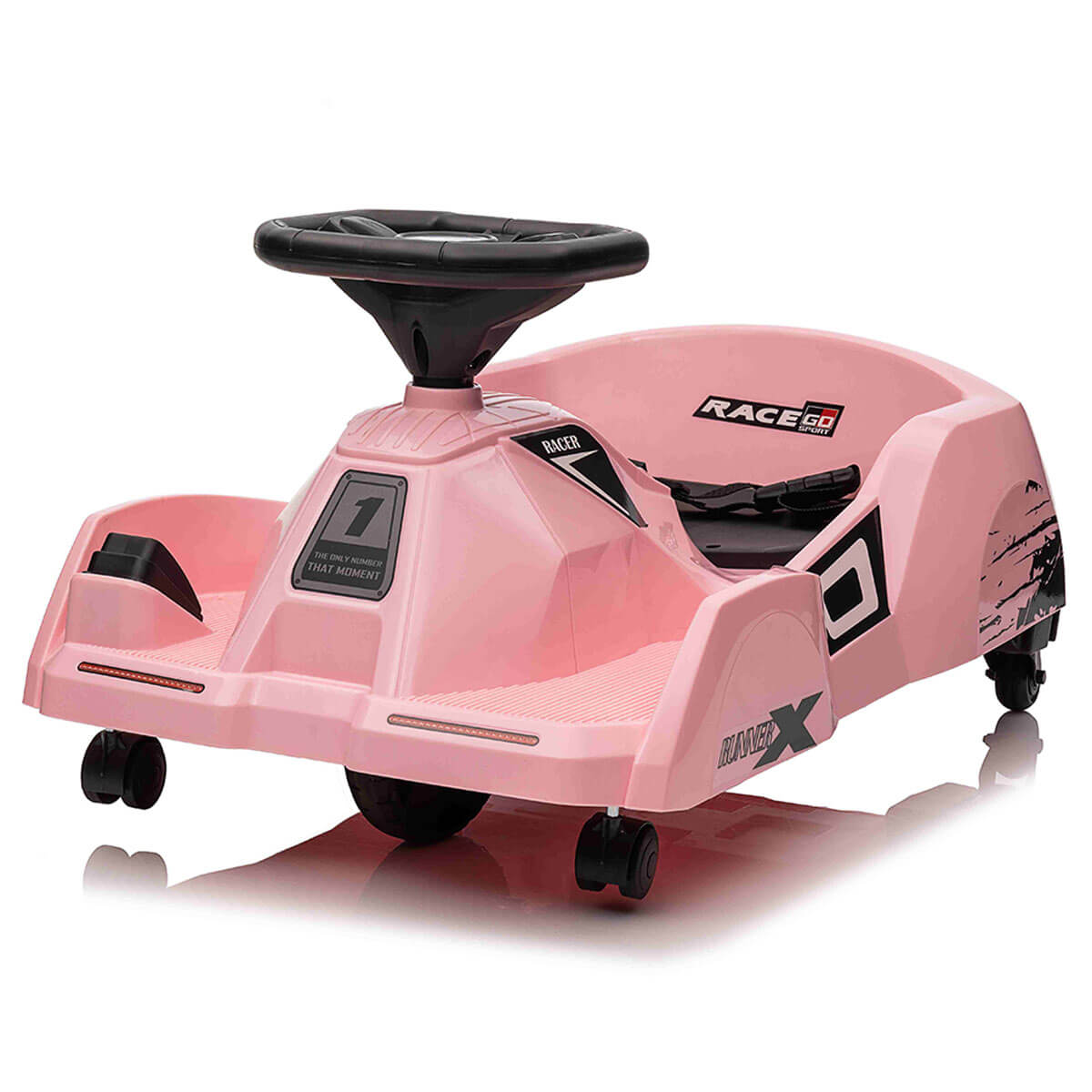 Outdoortoys Spin Kart Kids Electric Ride On Car