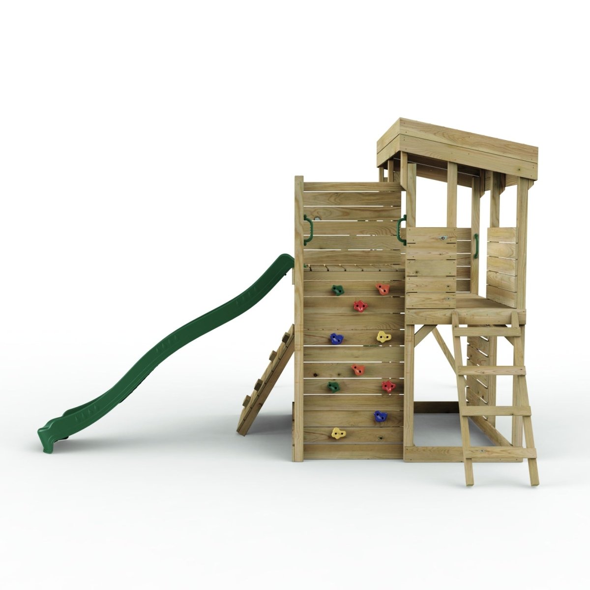 ClassicPlay Sentinel XL Lookout Tower with 3 Decks, Single Swing and Slide