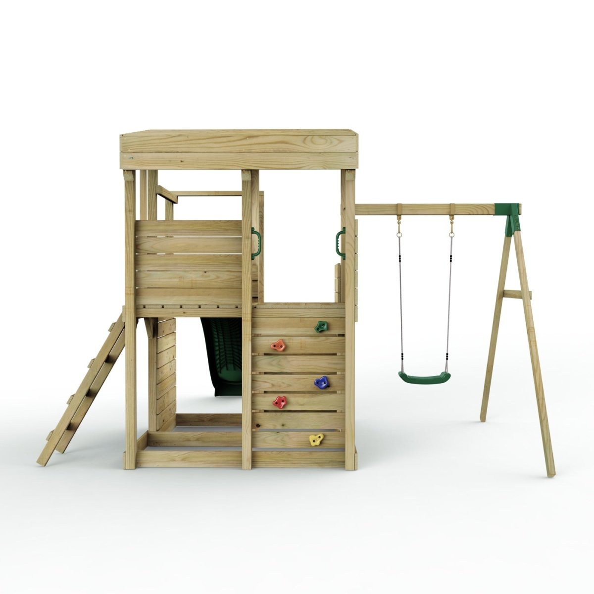 ClassicPlay Sentinel XL Lookout Tower with 3 Decks, Single Swing and Slide