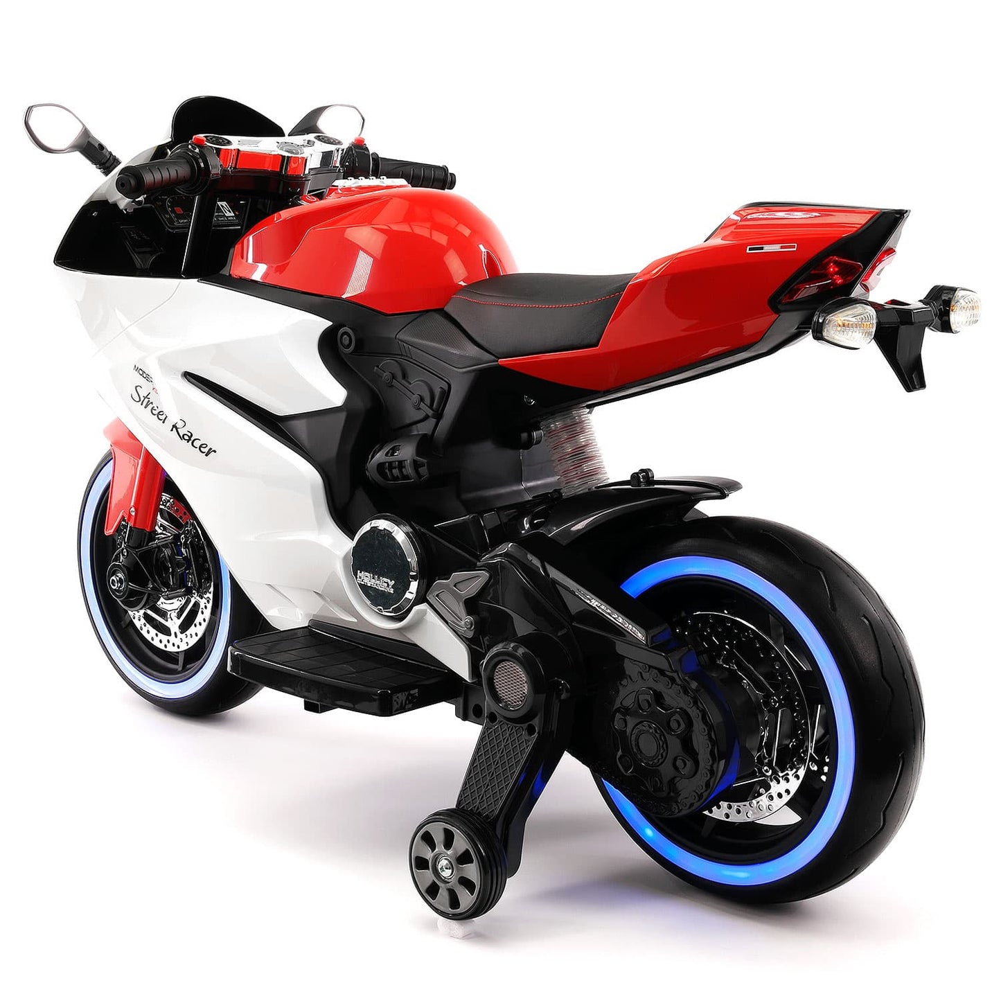 Street Racer 12V Electric Kids Ride-On Motorcycle | Red