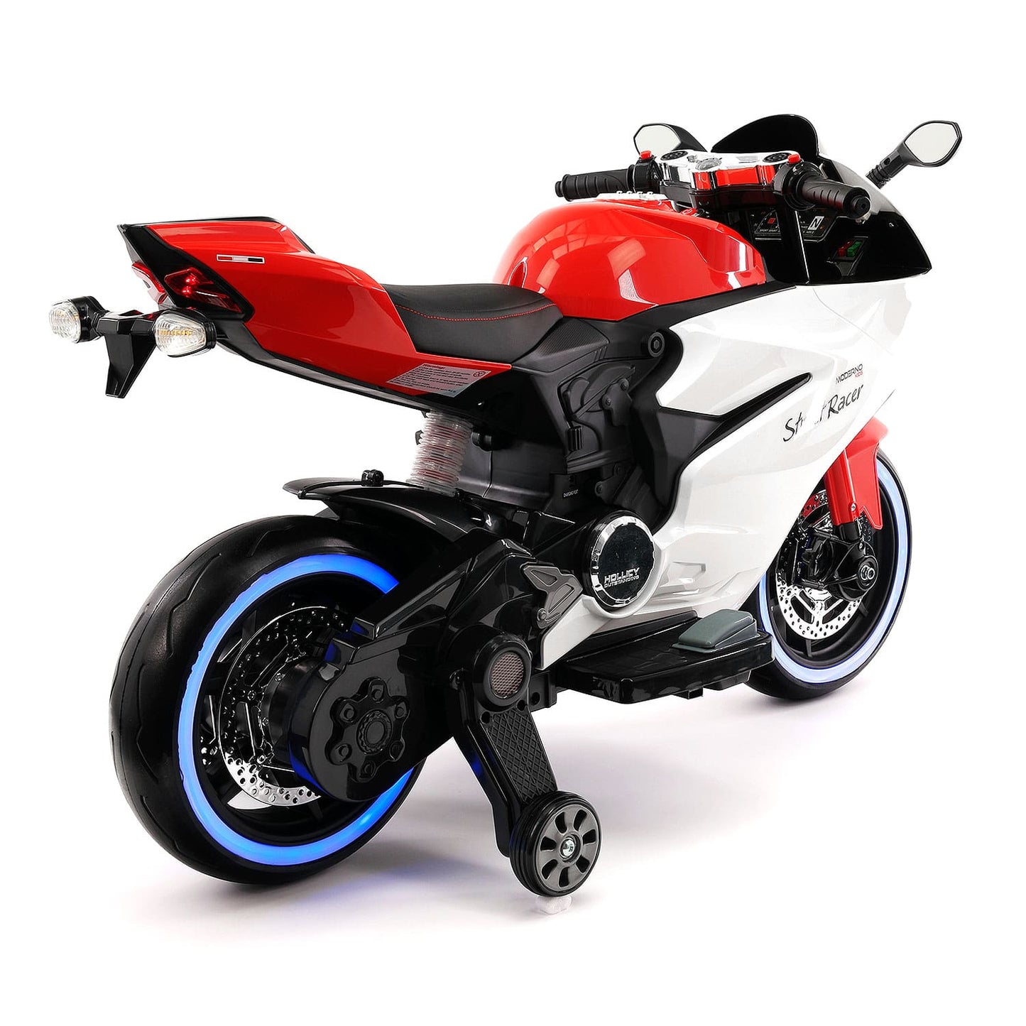 Street Racer 12V Electric Kids Ride-On Motorcycle | Red