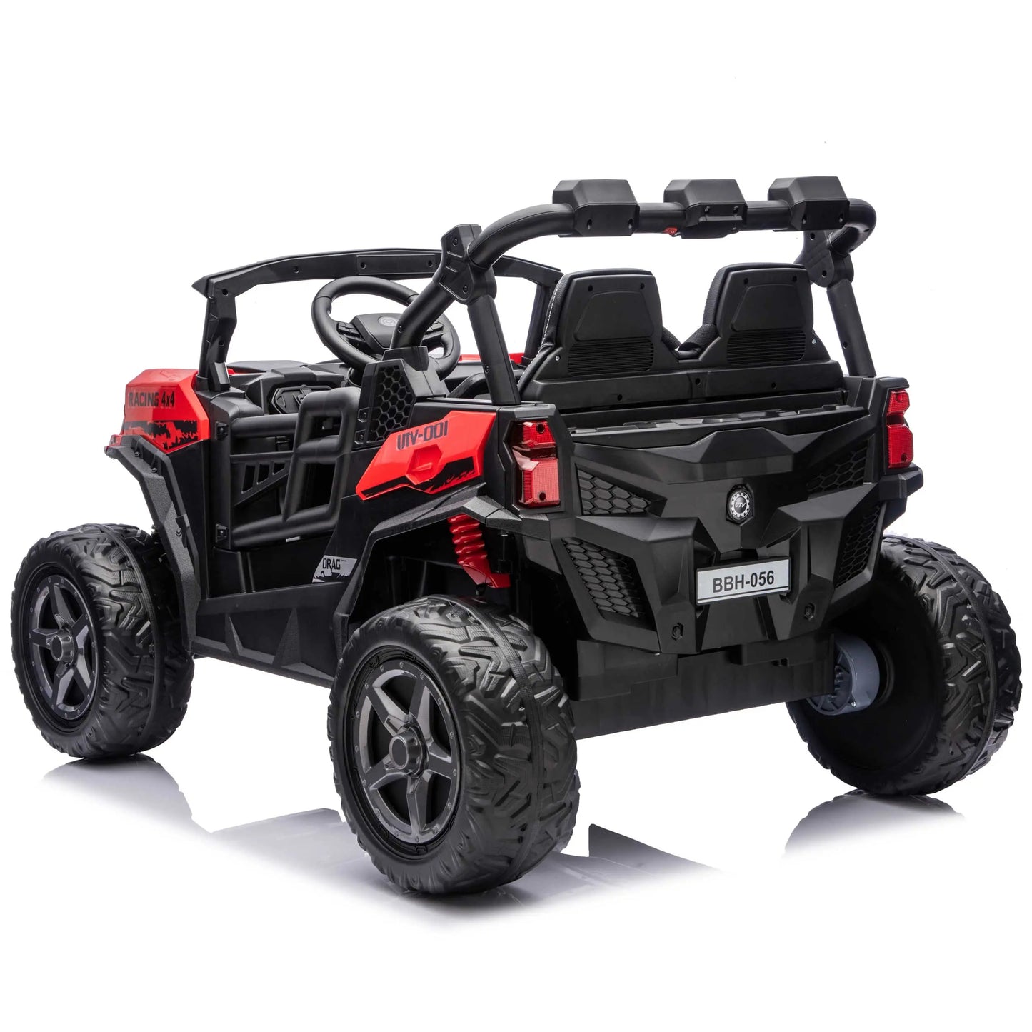 Trail Rider 24V 4WD Kids Ride-On UTV with R/C Parental Remote | Red