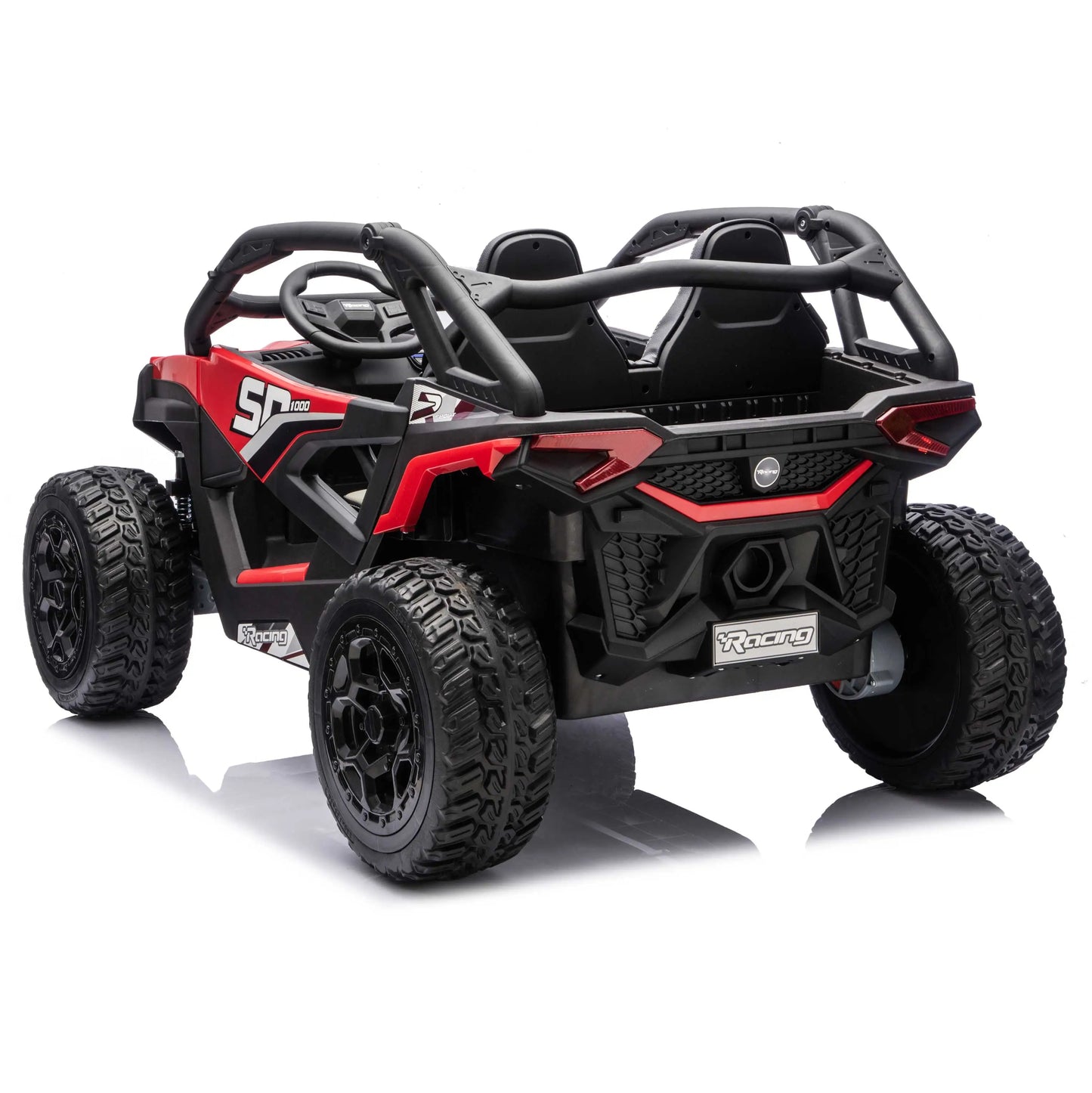 Trail Runner 24V 4WD Kids Ride-On UTV with R/C Parental Remote | Red