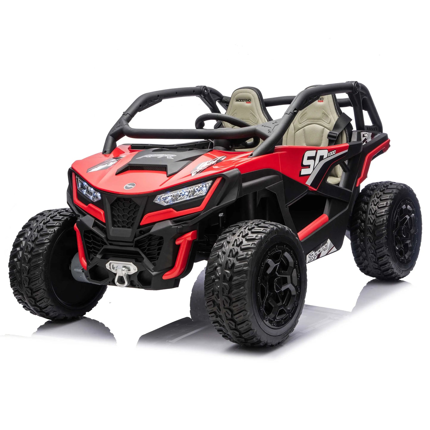 Trail Runner 24V 4WD Kids Ride-On UTV with R/C Parental Remote | Red
