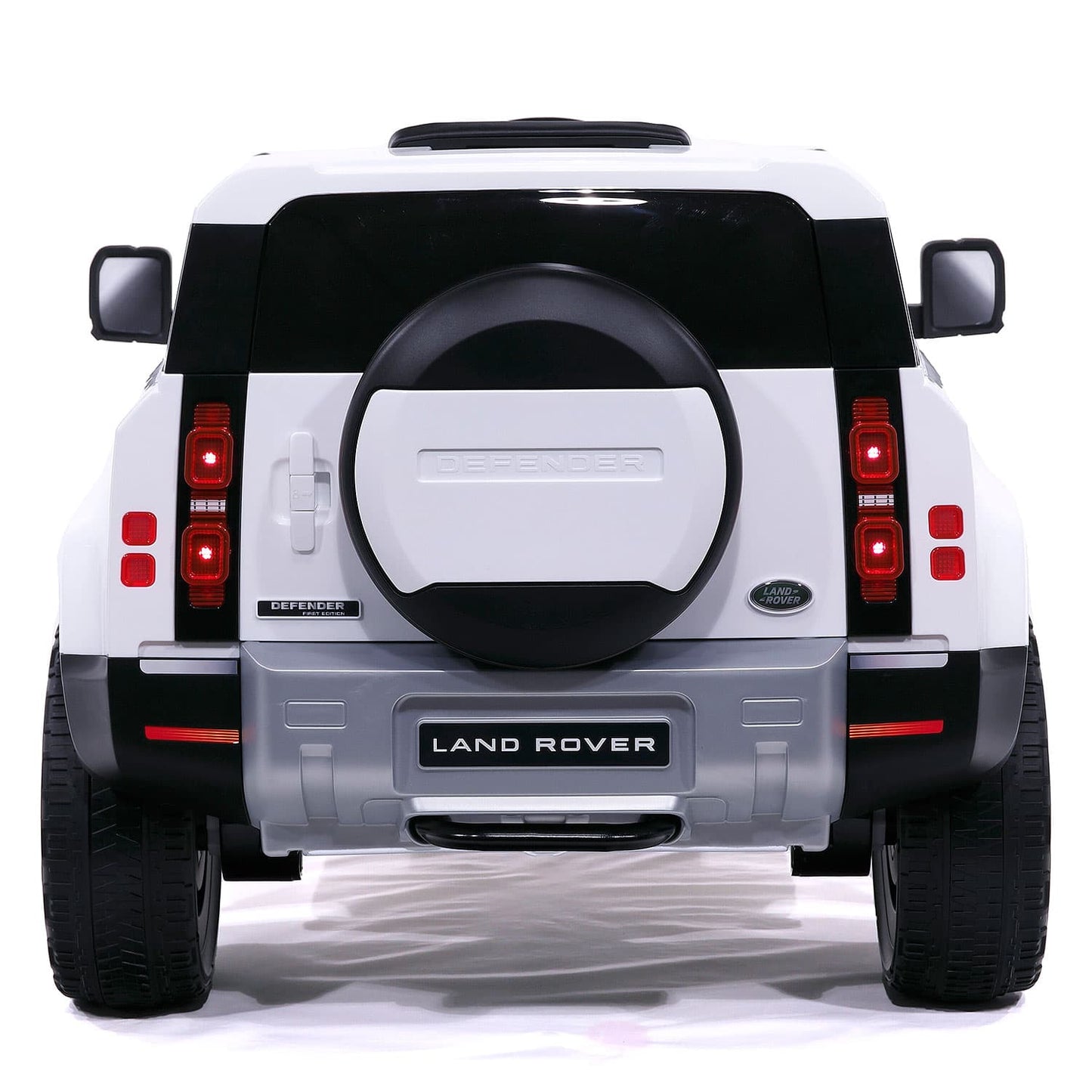Land Rover Defender 12V Kids Ride-On Car with R/C Parental Remote | White